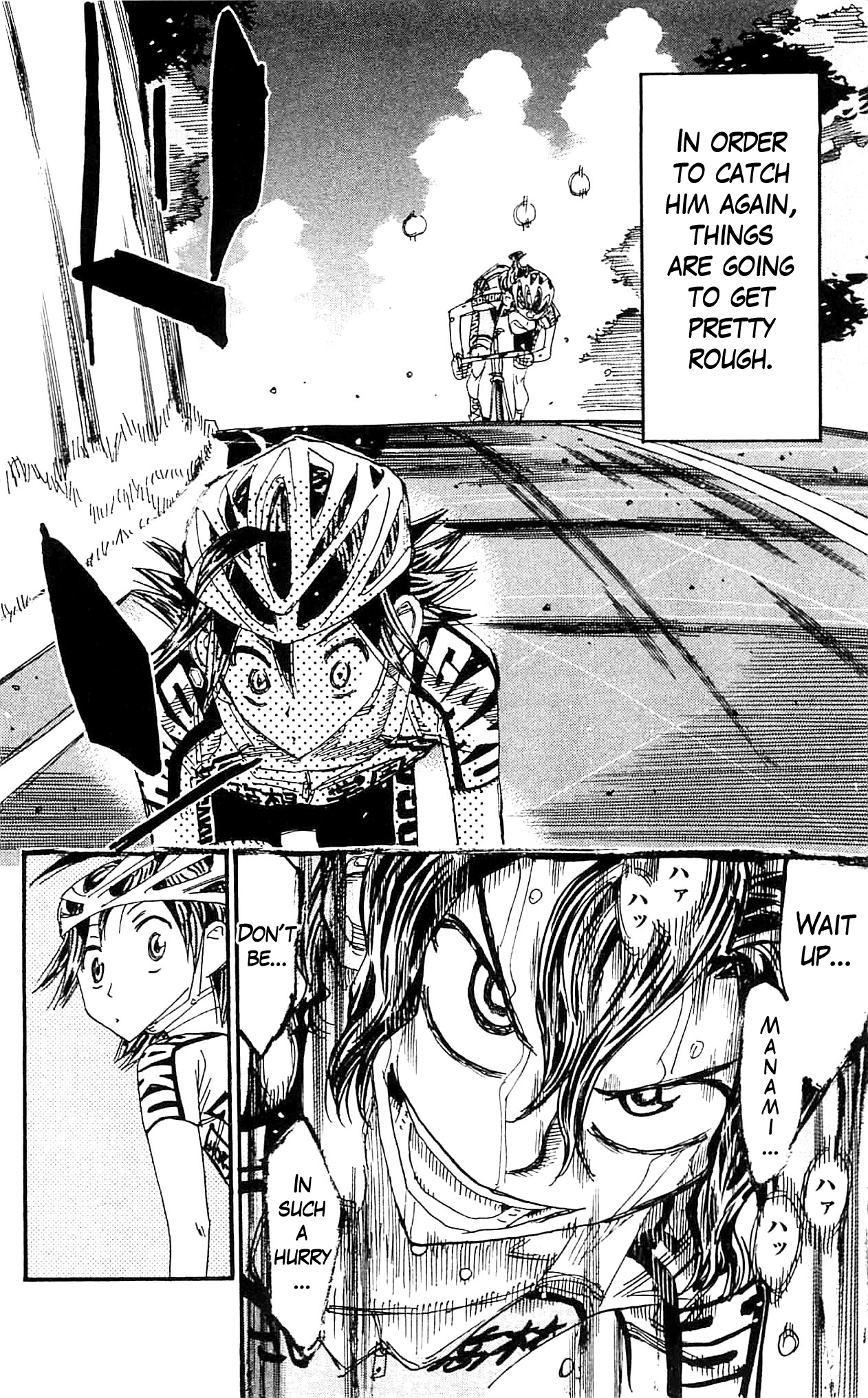 Yowamushi Pedal Chapter 324 page 24 - Chapter 324: Manami's "wings"