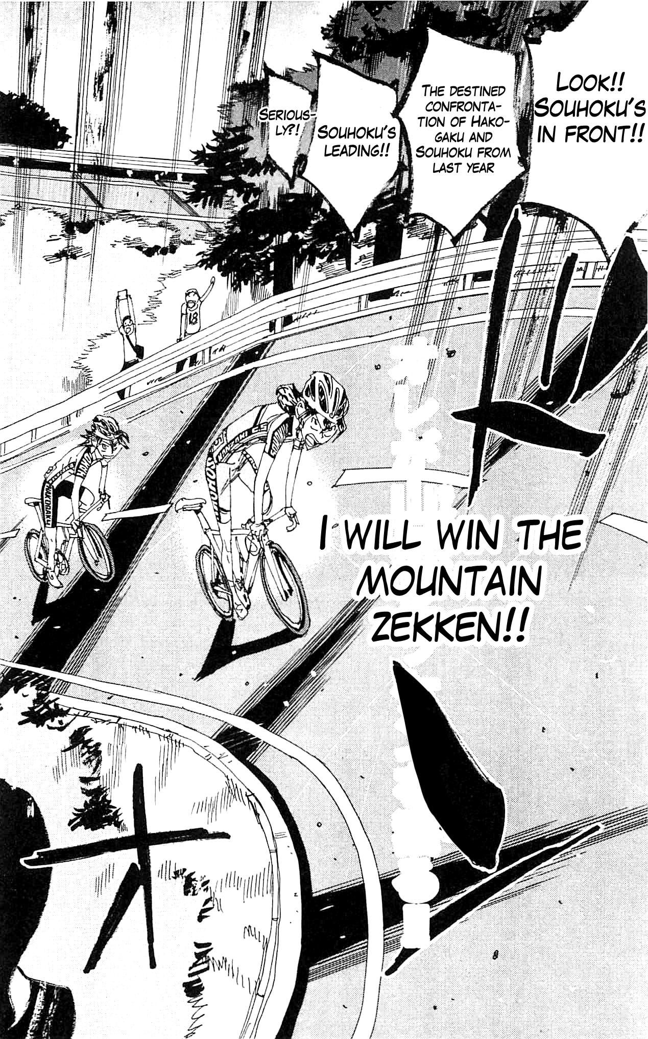 Yowamushi Pedal Chapter 324 page 6 - Chapter 324: Manami's "wings"