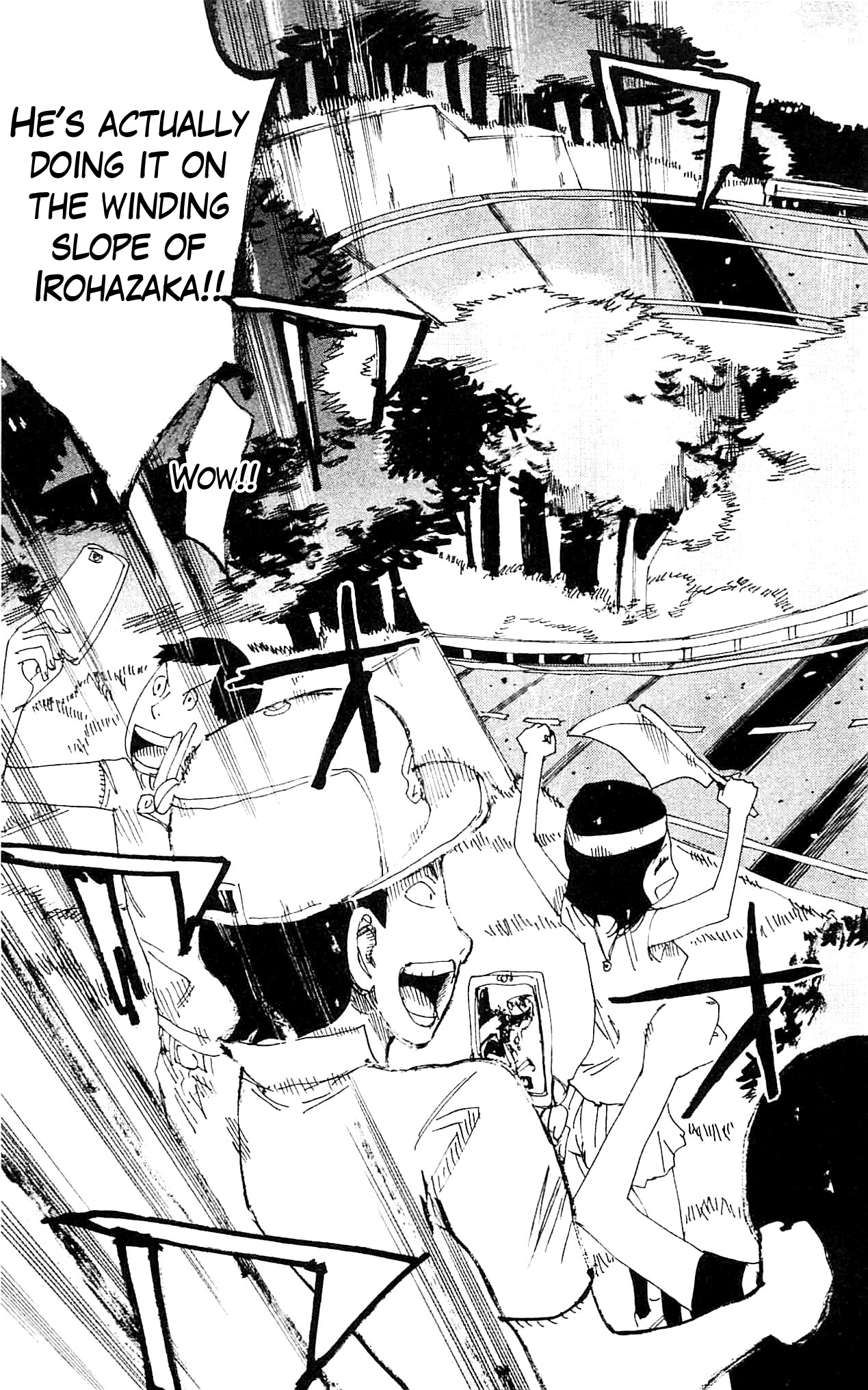 Yowamushi Pedal Chapter 324 page 7 - Chapter 324: Manami's "wings"