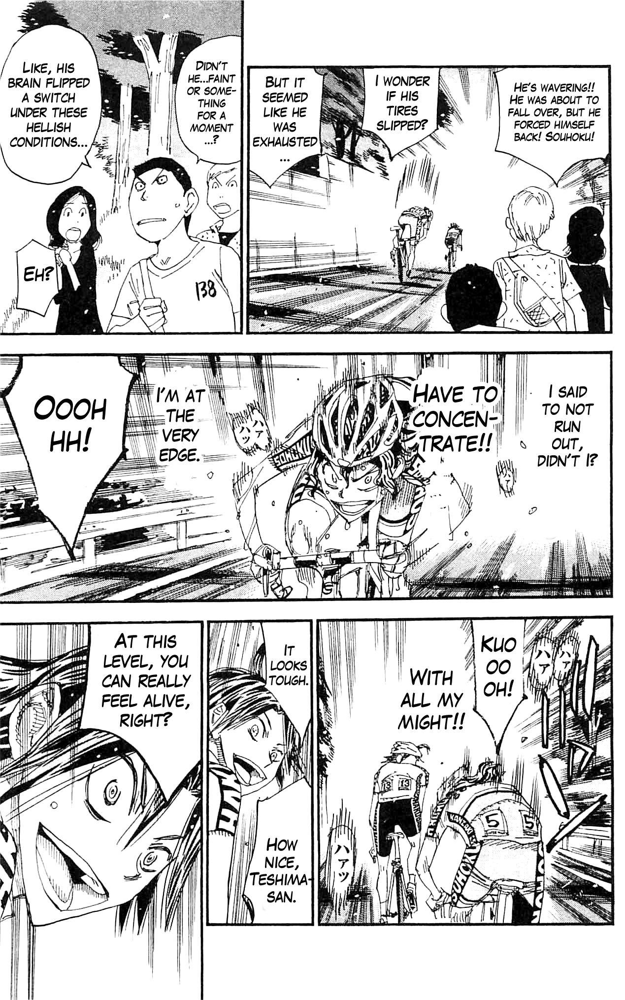 Yowamushi Pedal Chapter 325 page 11 - Chapter 325: Concentration!!
