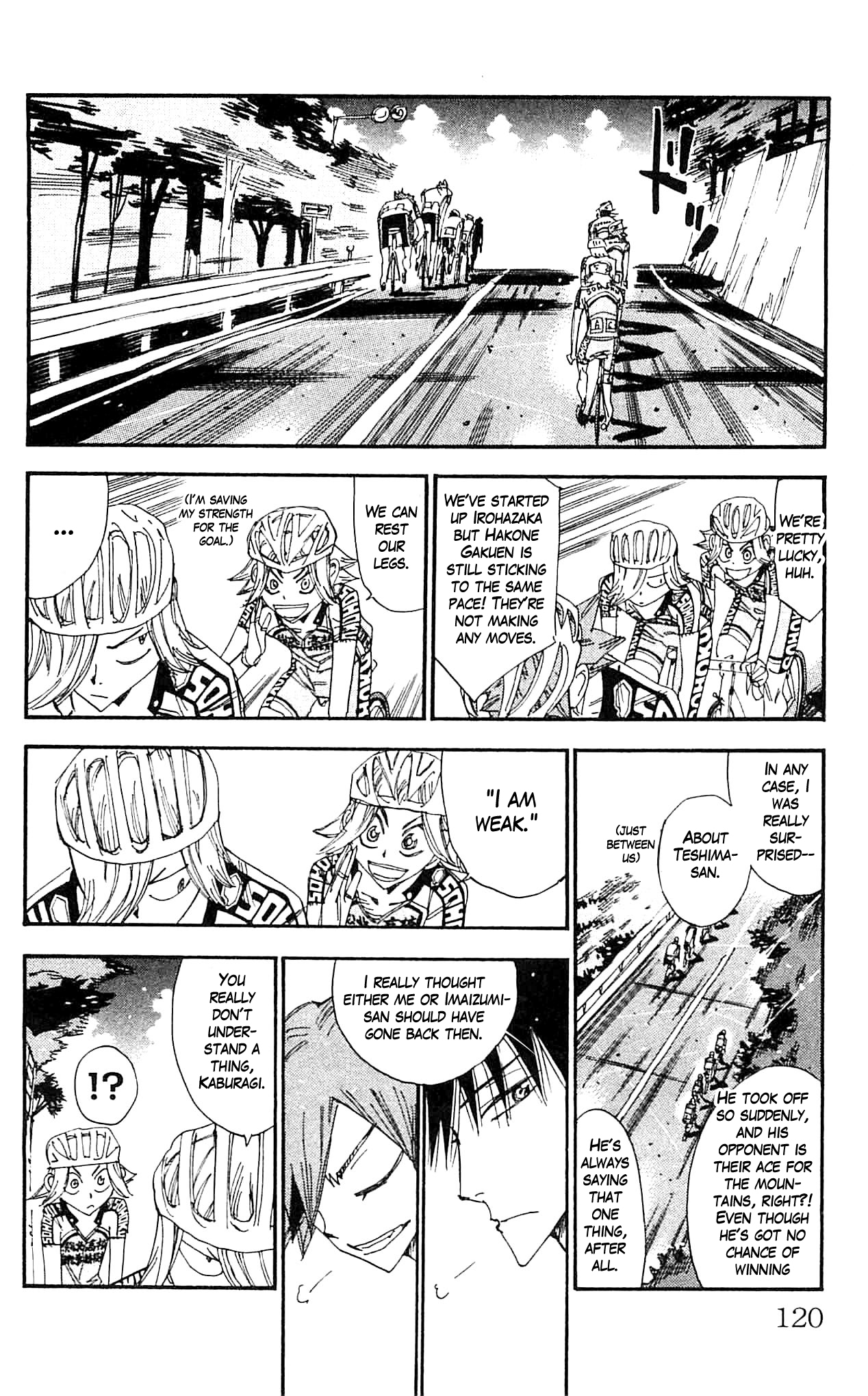 Yowamushi Pedal Chapter 325 page 14 - Chapter 325: Concentration!!