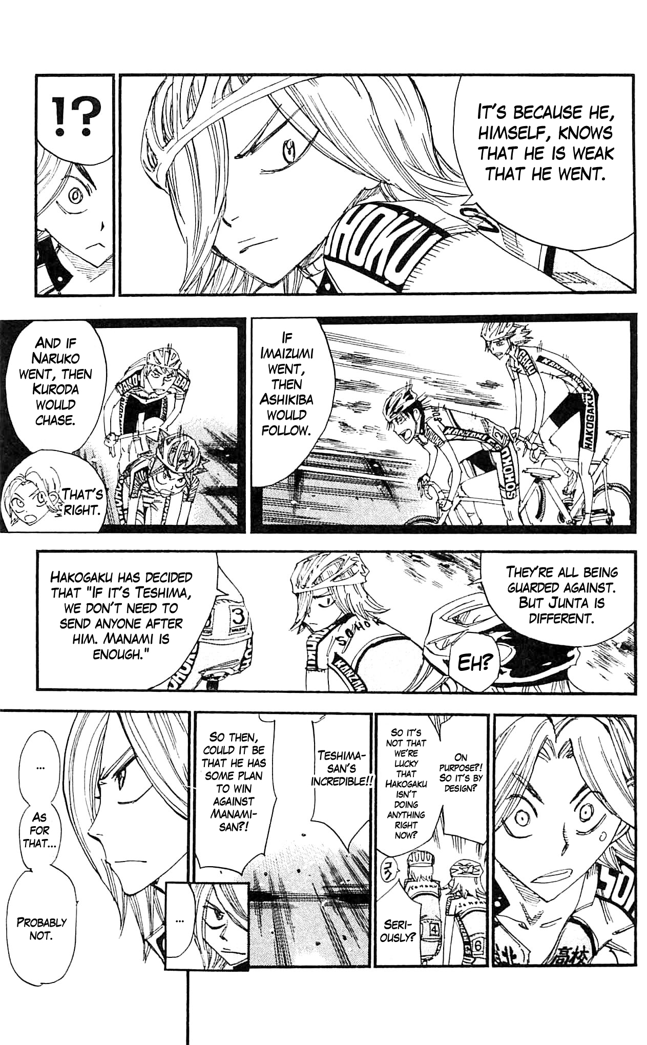 Yowamushi Pedal Chapter 325 page 15 - Chapter 325: Concentration!!