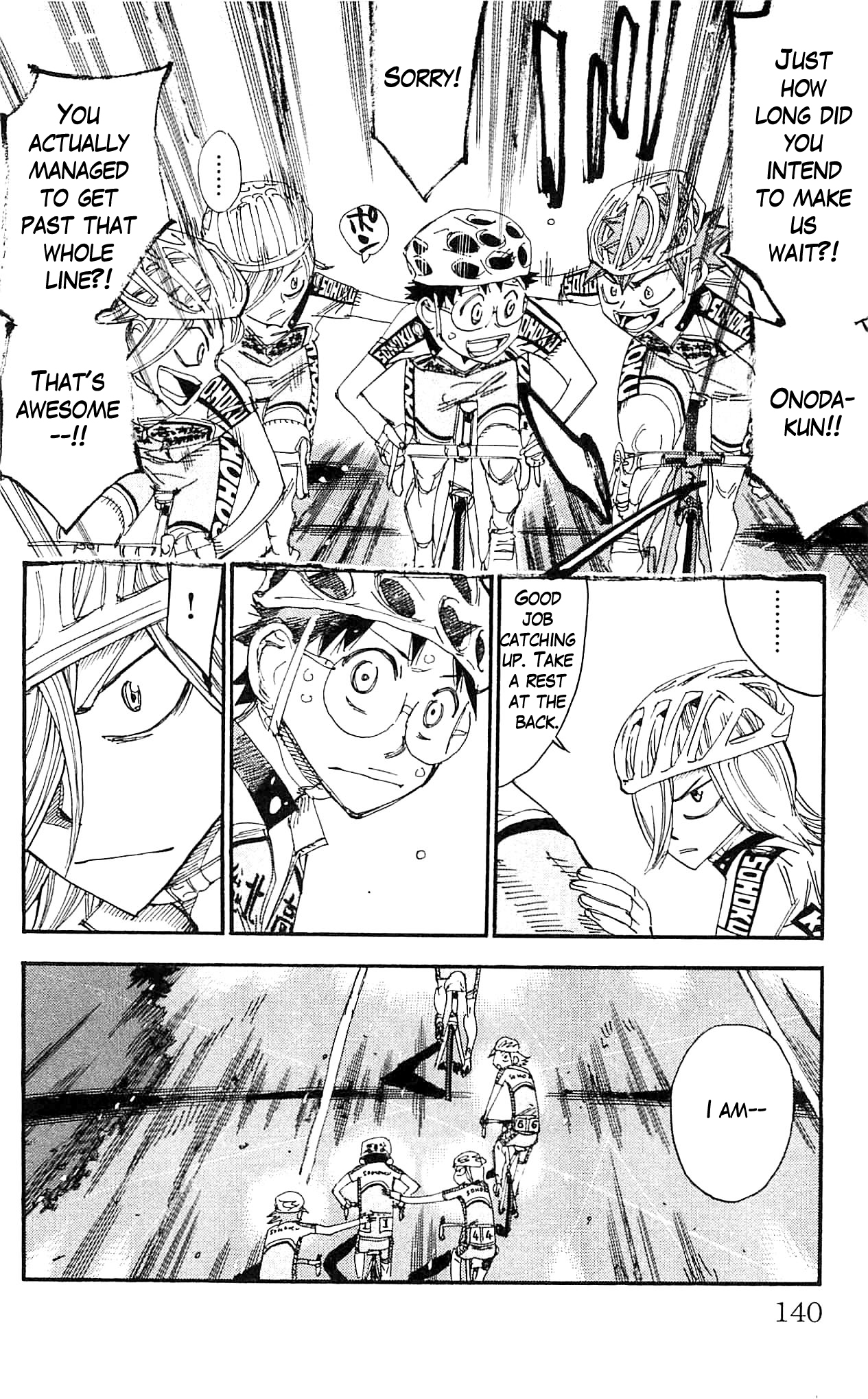Yowamushi Pedal Chapter 326 page 14 - Chapter 326: Sakamichi vs Kyoufushi's Yamaguchi