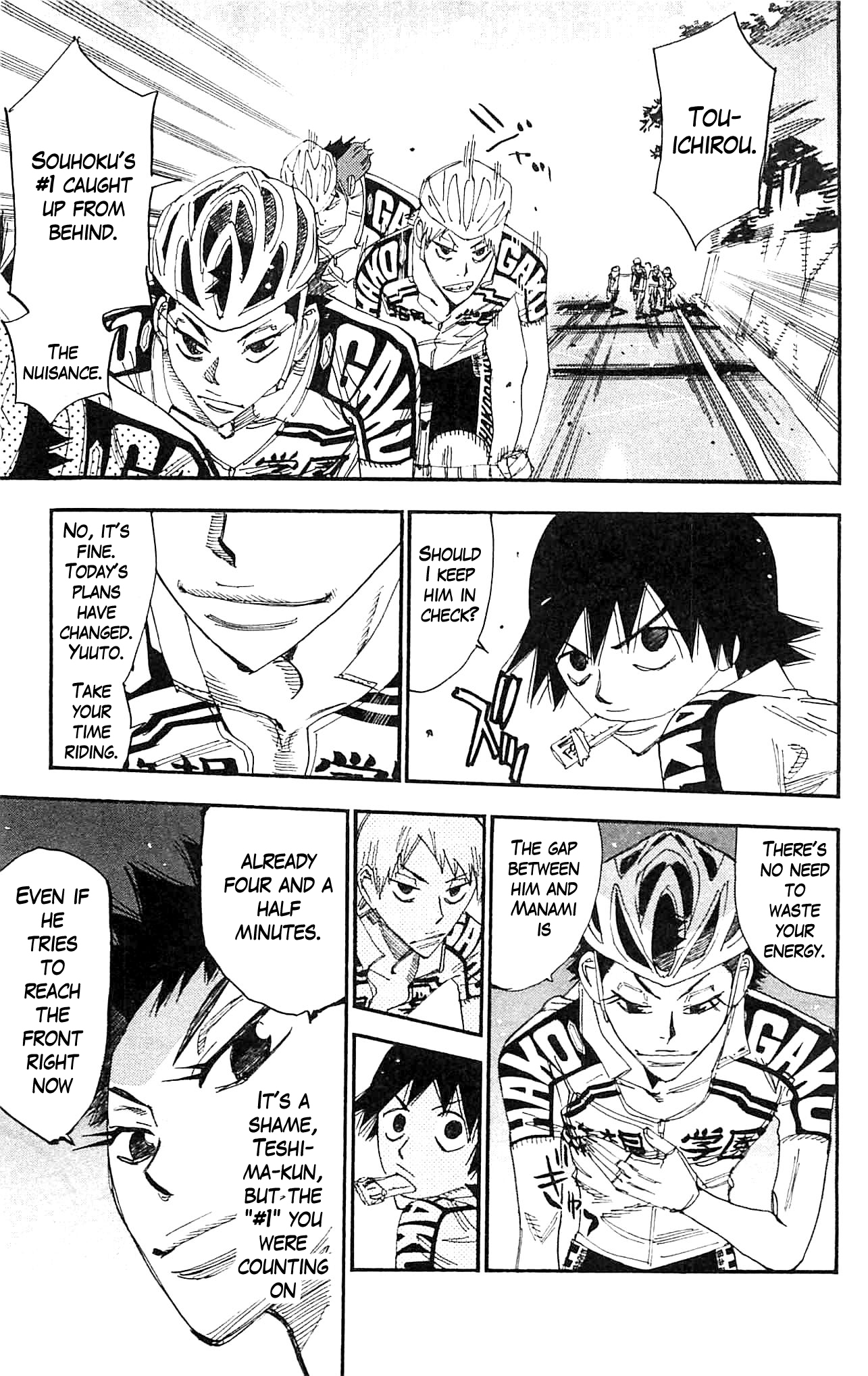 Yowamushi Pedal Chapter 326 page 15 - Chapter 326: Sakamichi vs Kyoufushi's Yamaguchi