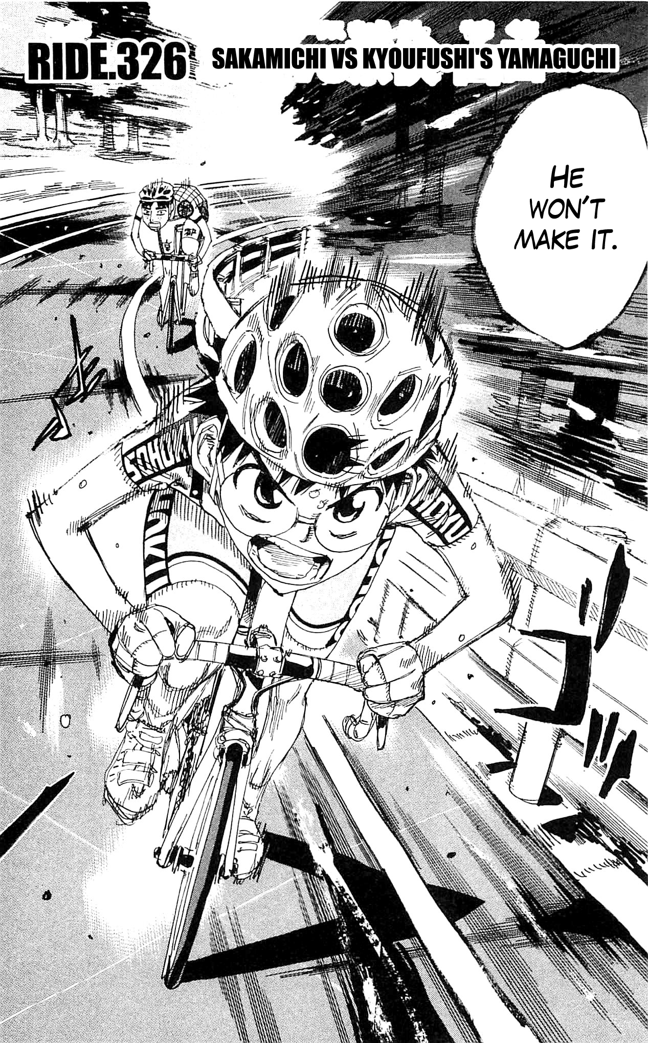 Yowamushi Pedal Chapter 326 page 2 - Chapter 326: Sakamichi vs Kyoufushi's Yamaguchi