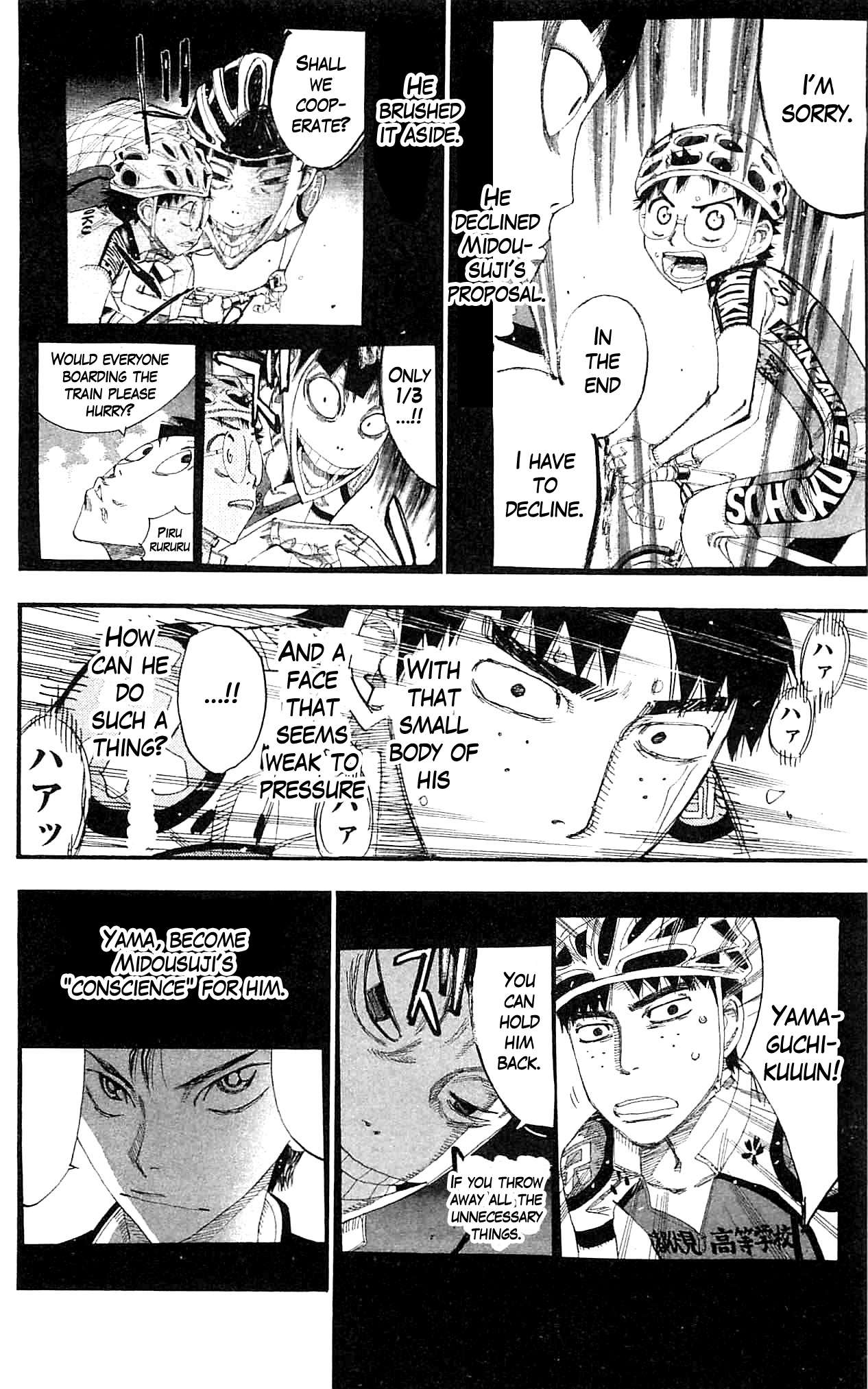Yowamushi Pedal Chapter 326 page 4 - Chapter 326: Sakamichi vs Kyoufushi's Yamaguchi