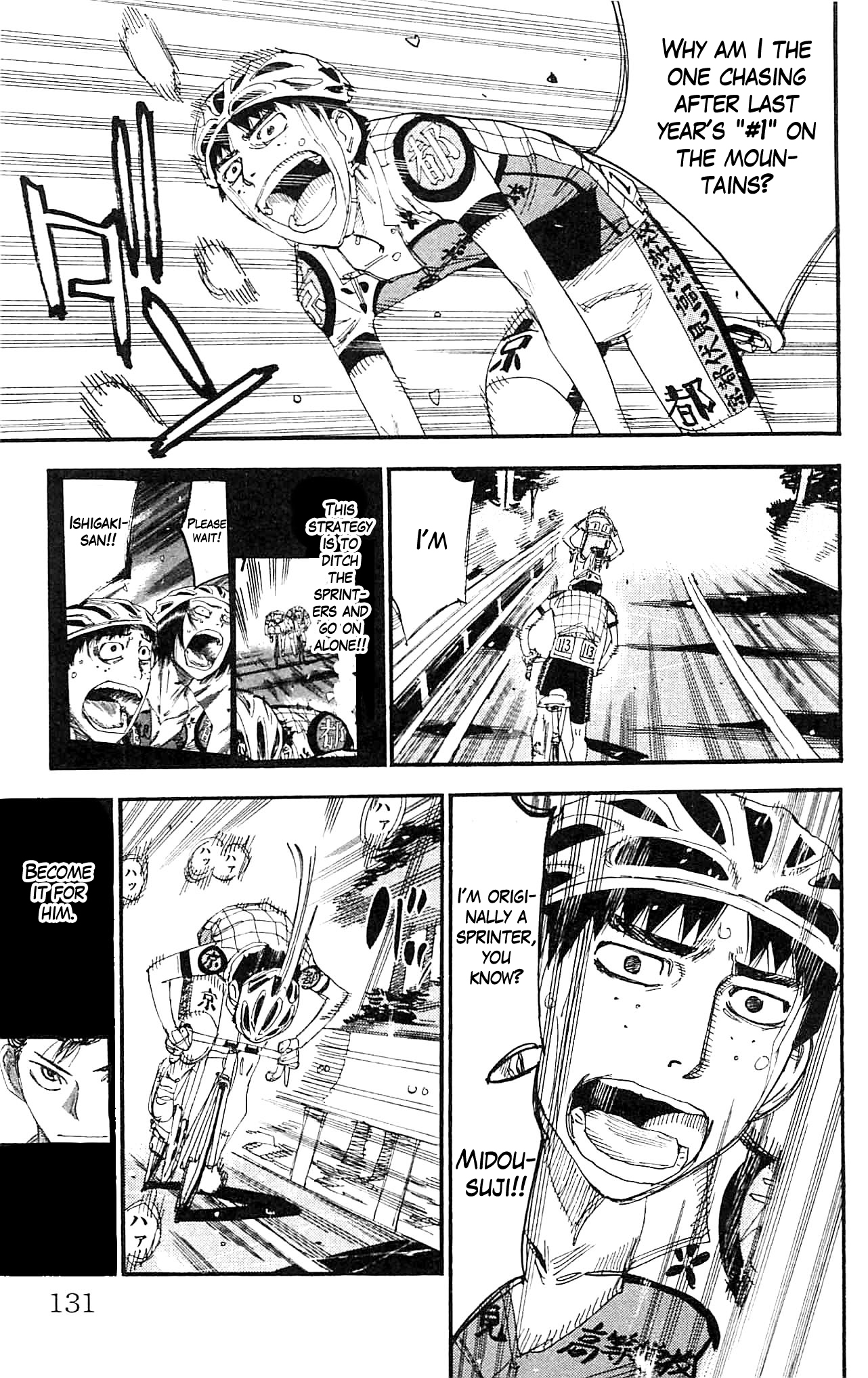 Yowamushi Pedal Chapter 326 page 5 - Chapter 326: Sakamichi vs Kyoufushi's Yamaguchi