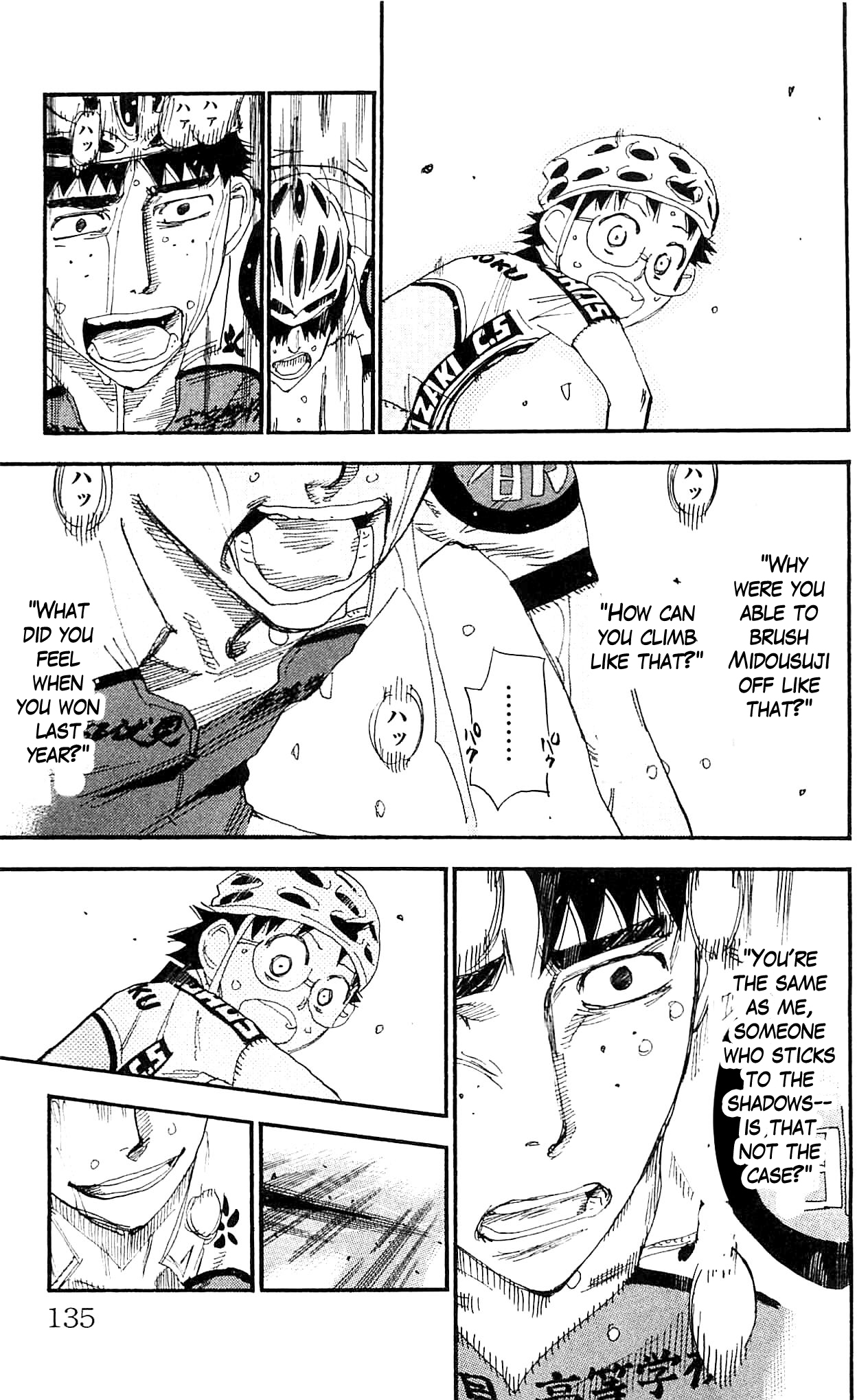 Yowamushi Pedal Chapter 326 page 9 - Chapter 326: Sakamichi vs Kyoufushi's Yamaguchi