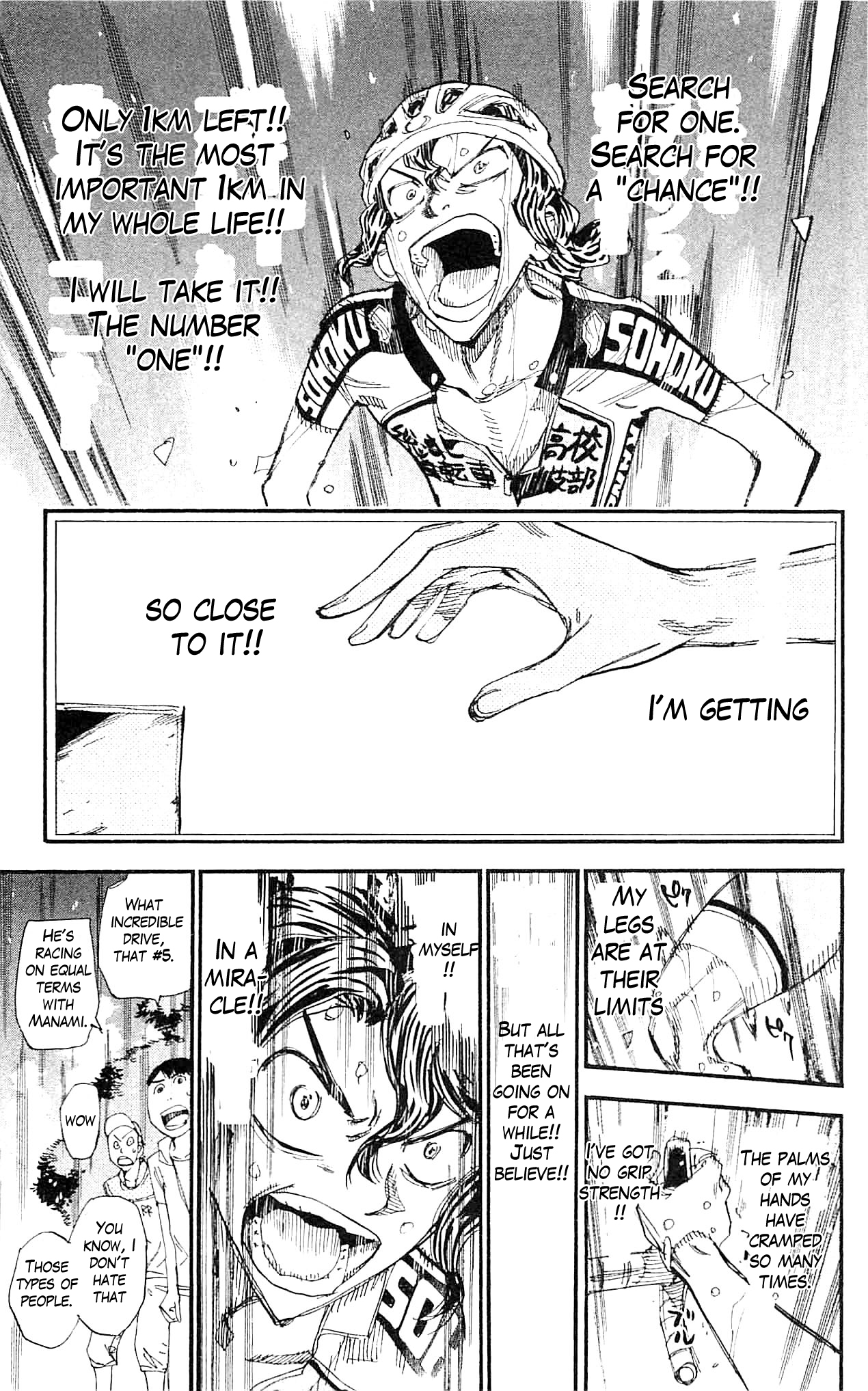 Yowamushi Pedal Chapter 328 page 13 - Chapter 328: Search for a "chance"!!
