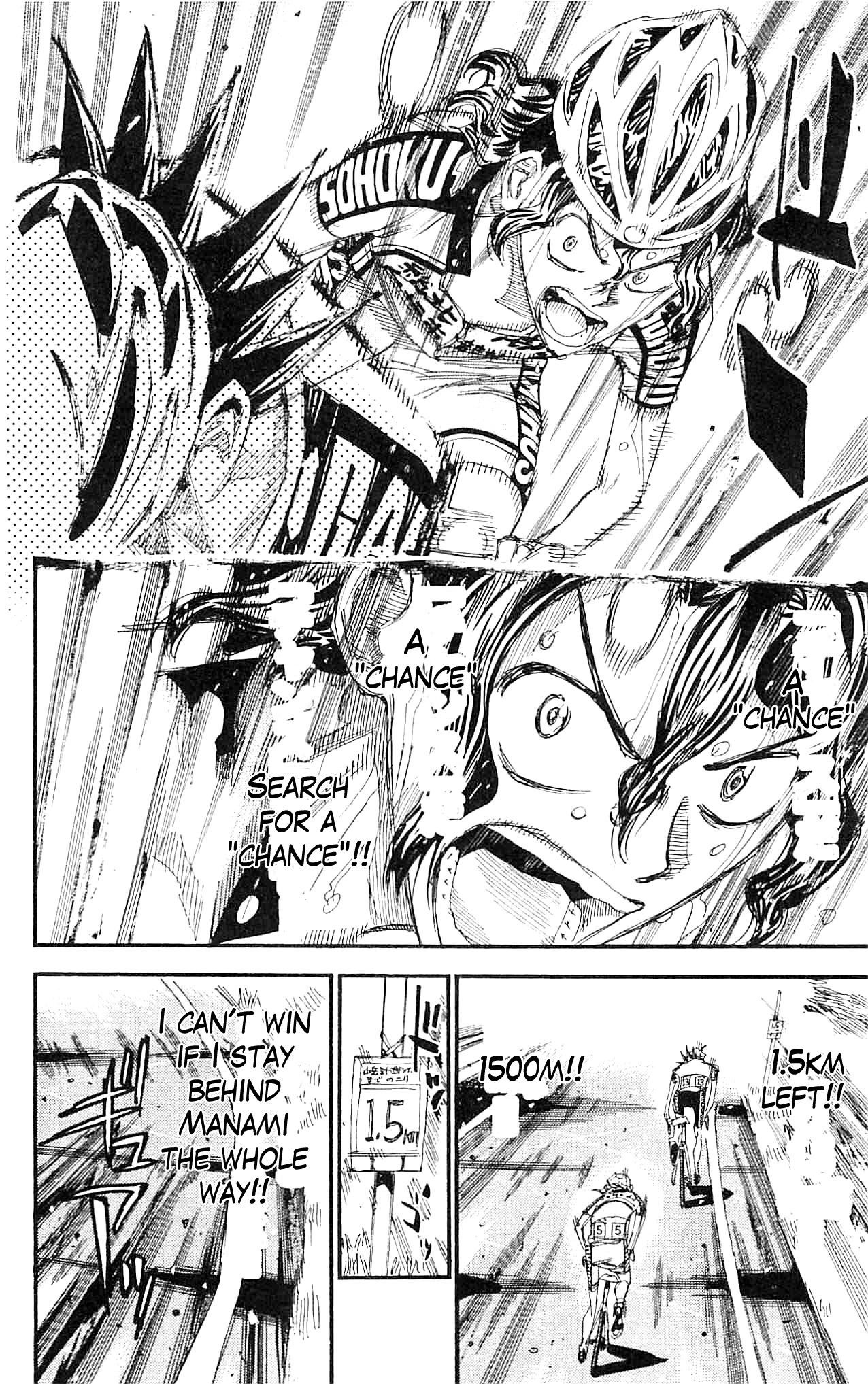 Yowamushi Pedal Chapter 328 page 8 - Chapter 328: Search for a "chance"!!