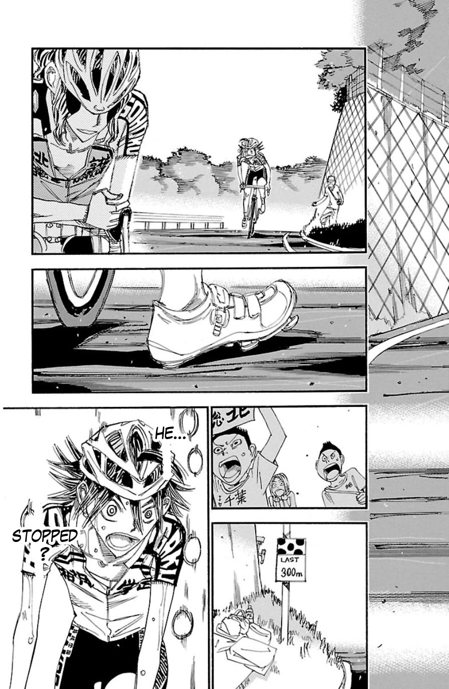 Yowamushi Pedal Chapter 329 page 16 - Chapter 329: 400m to the line