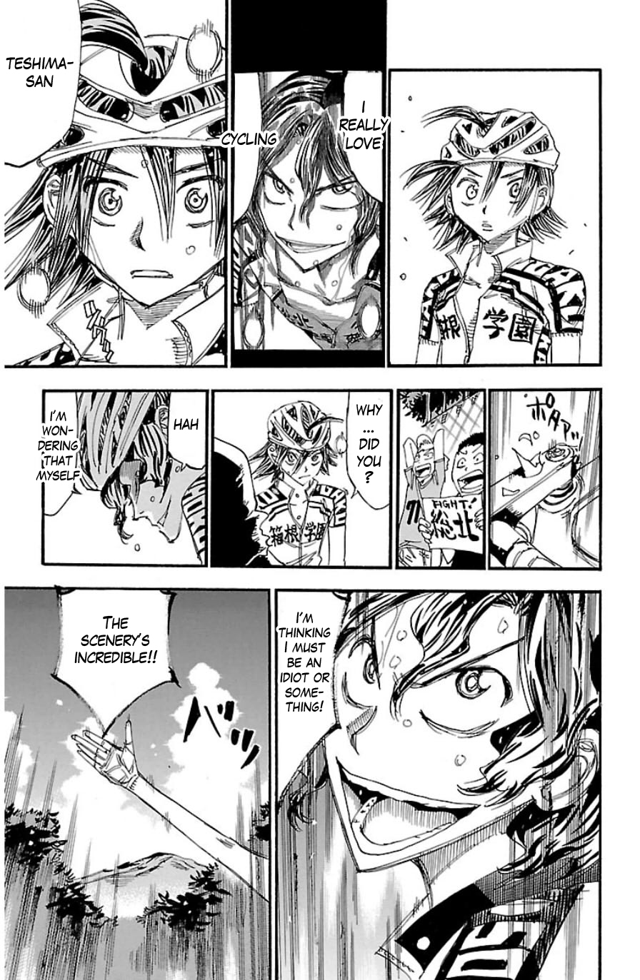 Yowamushi Pedal Chapter 329 page 18 - Chapter 329: 400m to the line