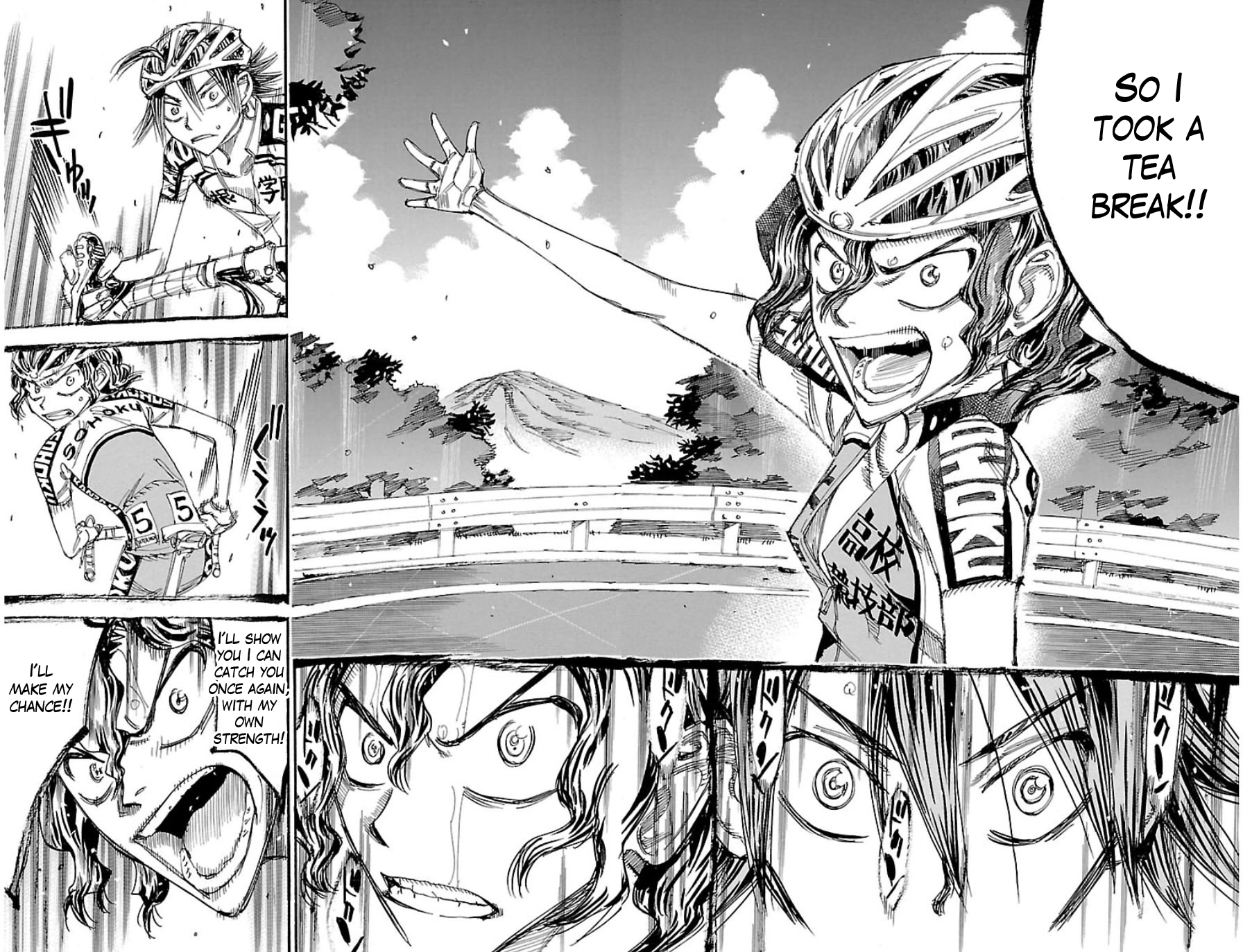 Yowamushi Pedal Chapter 329 page 19 - Chapter 329: 400m to the line