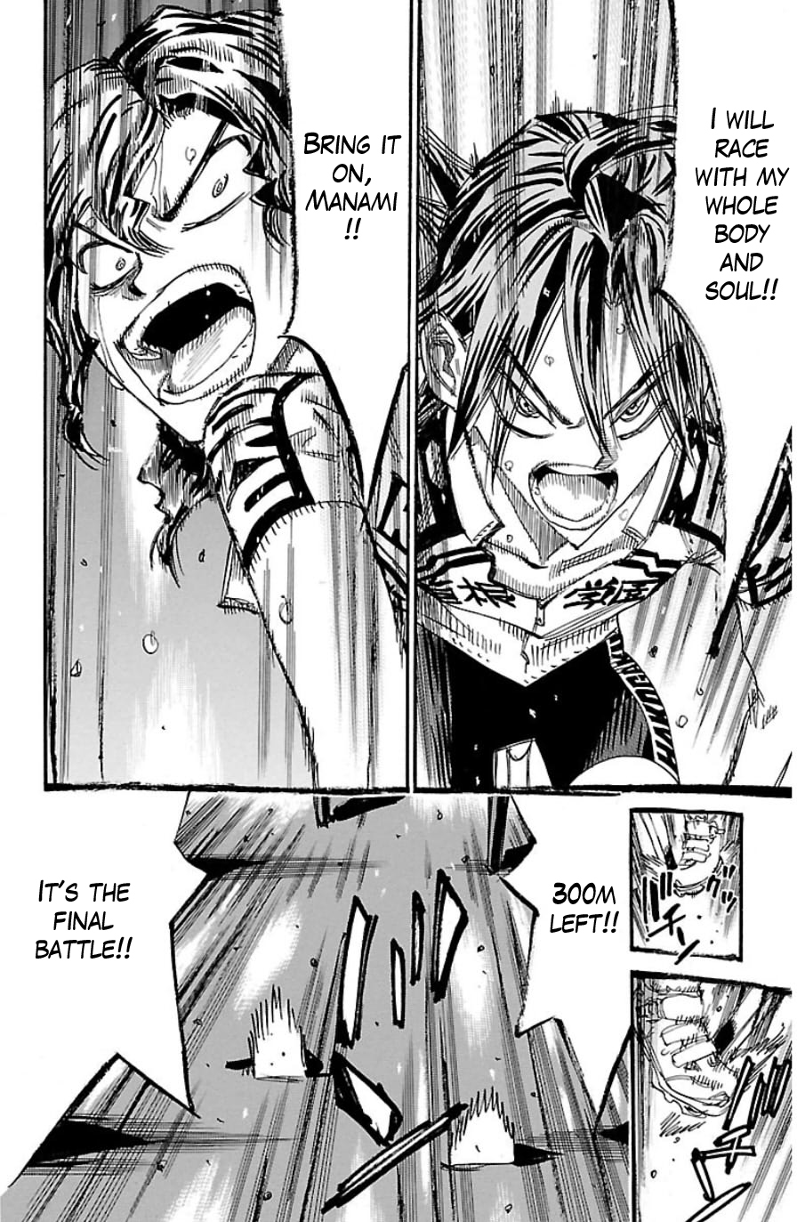 Yowamushi Pedal Chapter 329 page 20 - Chapter 329: 400m to the line