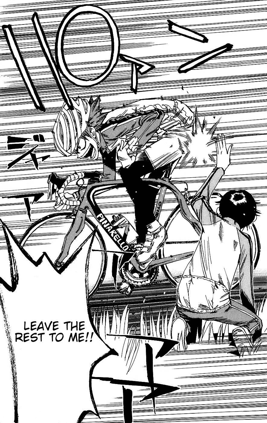 Yowamushi Pedal Chapter 33 page 15 - Chapter 33: The Winner is Onoda!