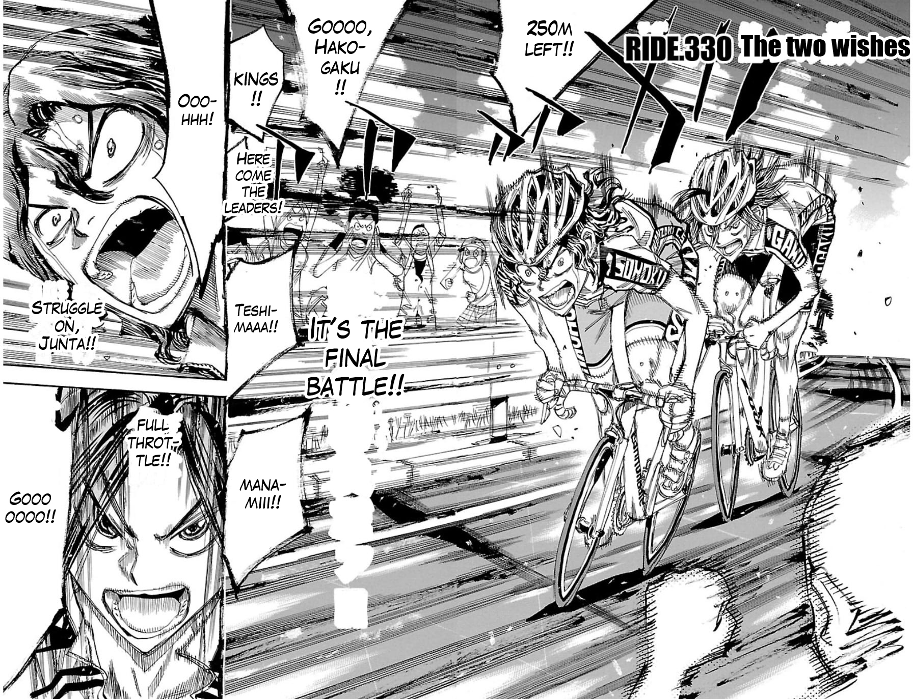Yowamushi Pedal Chapter 330 page 2 - Chapter 330: The two wishes