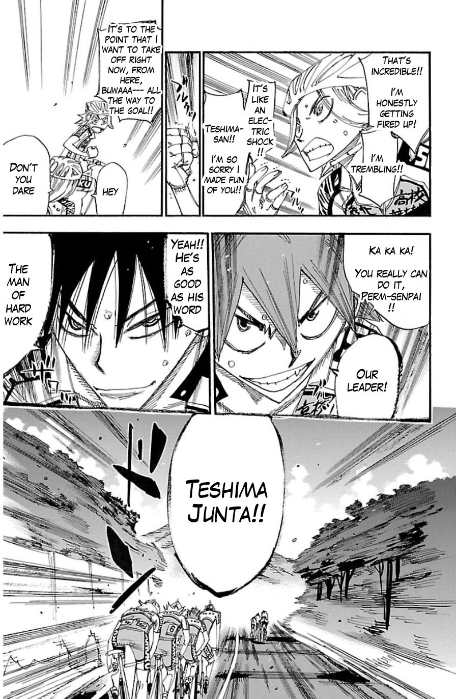 Yowamushi Pedal Chapter 331 page 18 - Chapter 331: Looking up at the sky