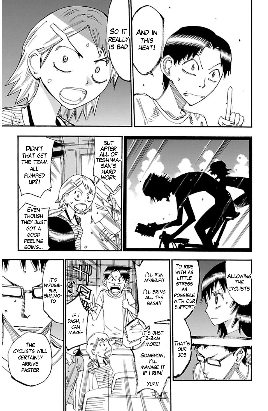 Yowamushi Pedal Chapter 332 page 10 - Chapter 332: The ones providing support