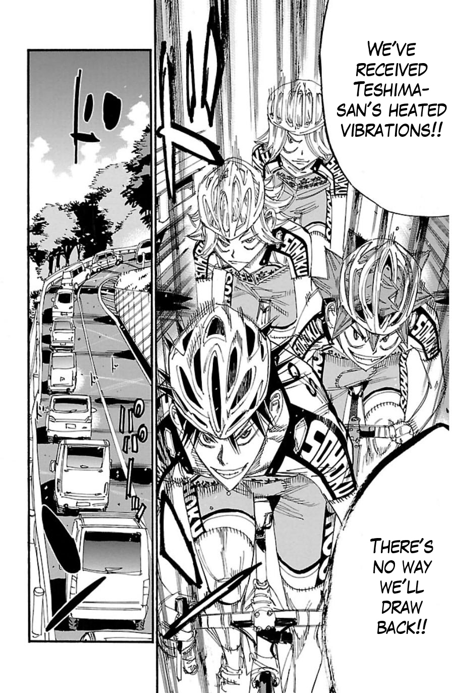 Yowamushi Pedal Chapter 332 page 7 - Chapter 332: The ones providing support