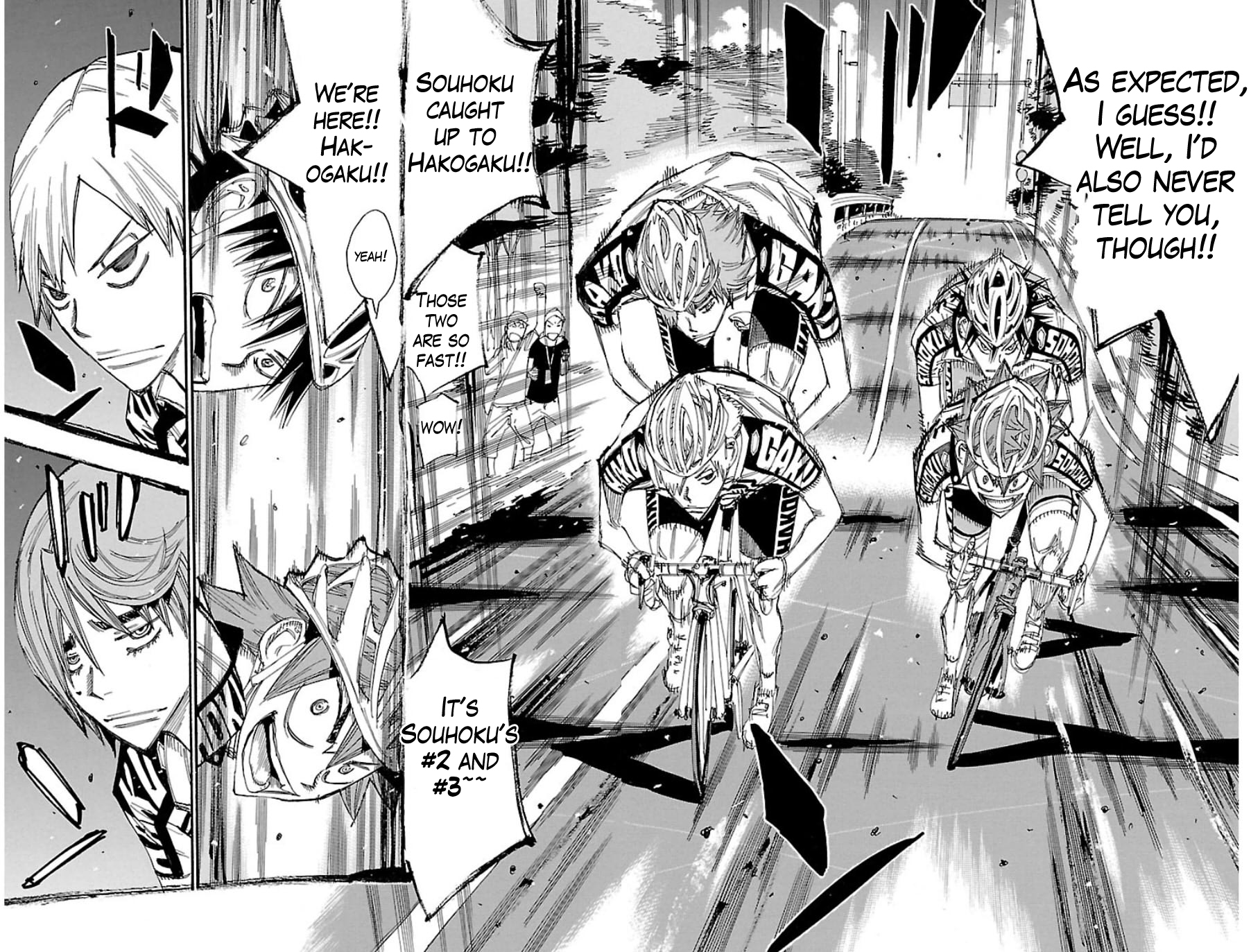 Yowamushi Pedal Chapter 334 page 10 - Chapter 334: Super wavering downhill!!