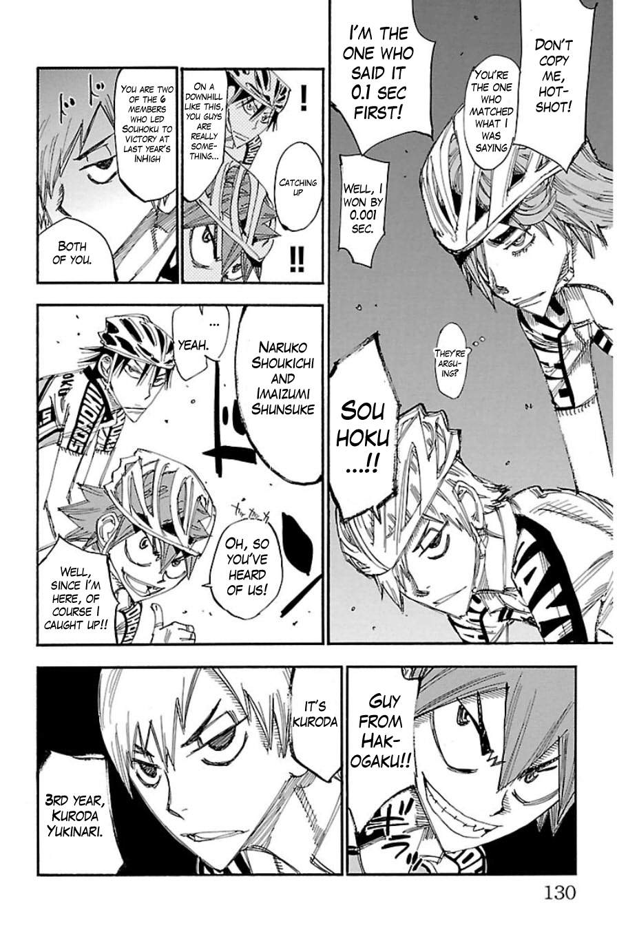 Yowamushi Pedal Chapter 334 page 11 - Chapter 334: Super wavering downhill!!
