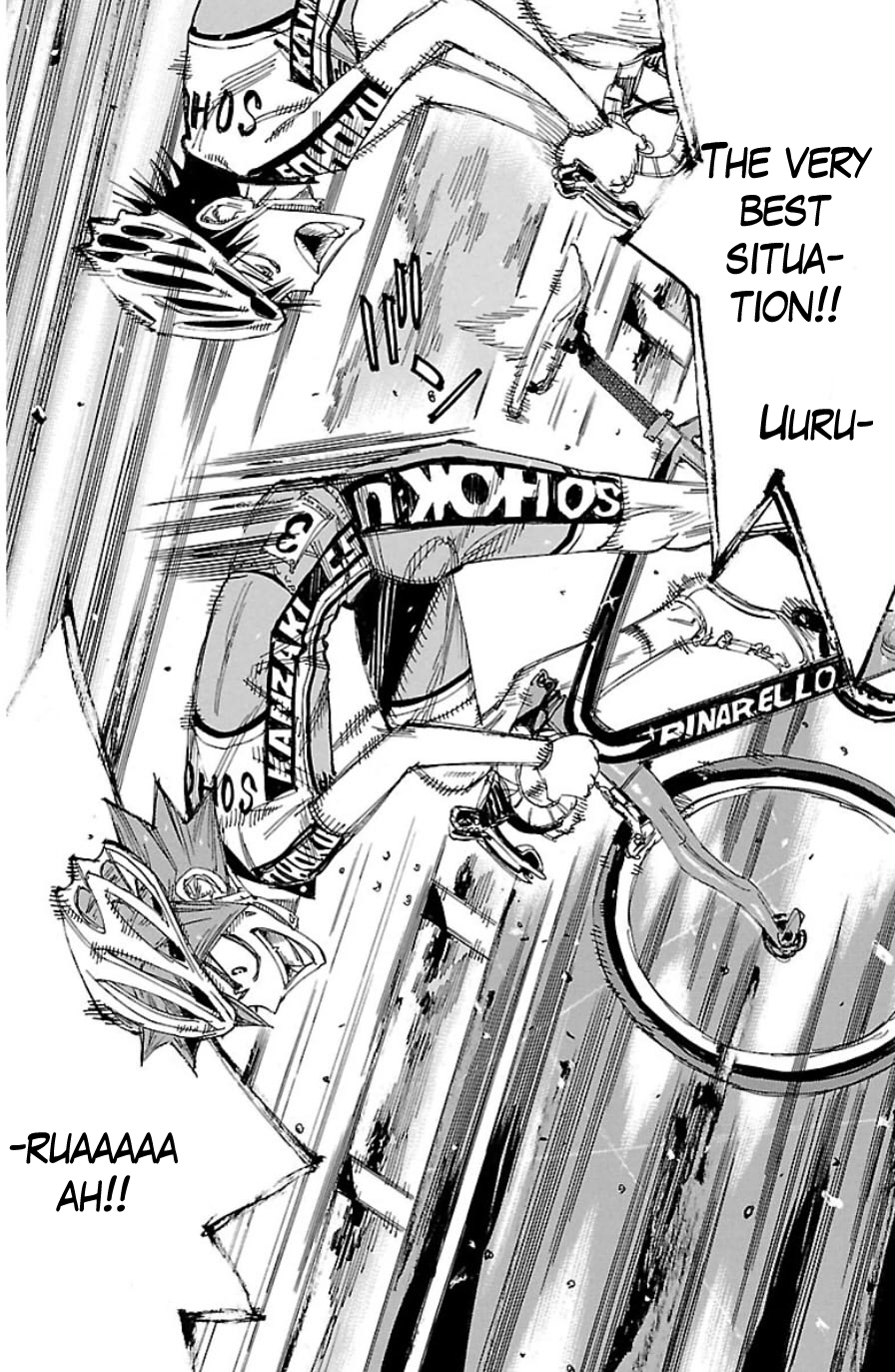 Yowamushi Pedal Chapter 334 page 4 - Chapter 334: Super wavering downhill!!