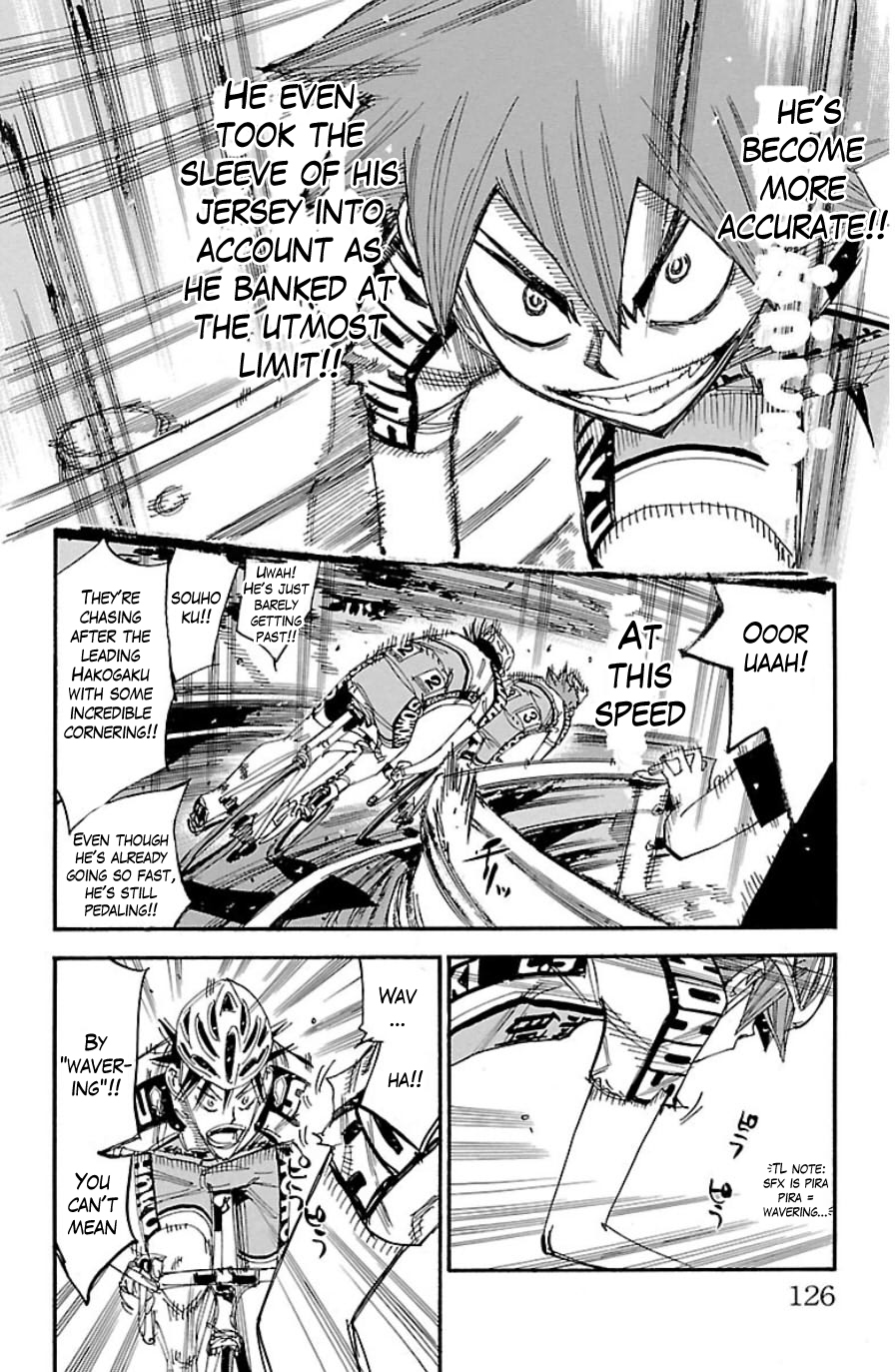 Yowamushi Pedal Chapter 334 page 8 - Chapter 334: Super wavering downhill!!