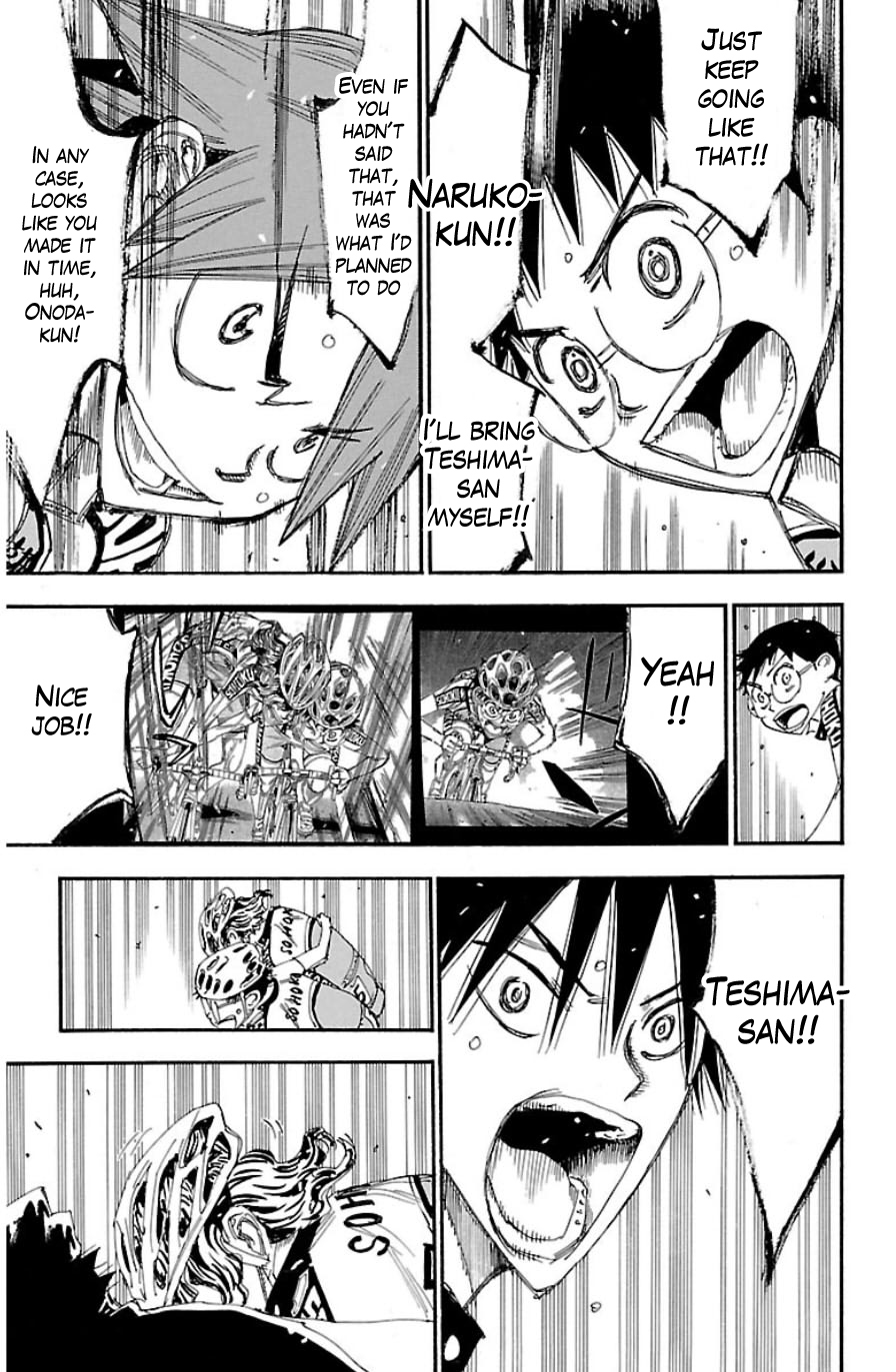 Yowamushi Pedal Chapter 335 page 12 - Chapter 335: Hakone's delivery man