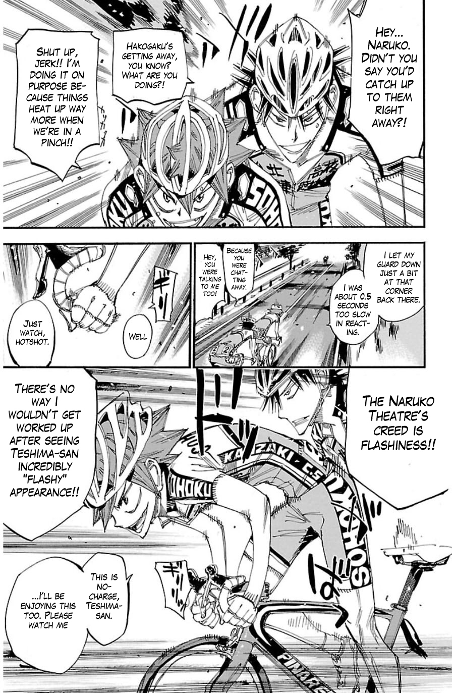 Yowamushi Pedal Chapter 335 page 14 - Chapter 335: Hakone's delivery man