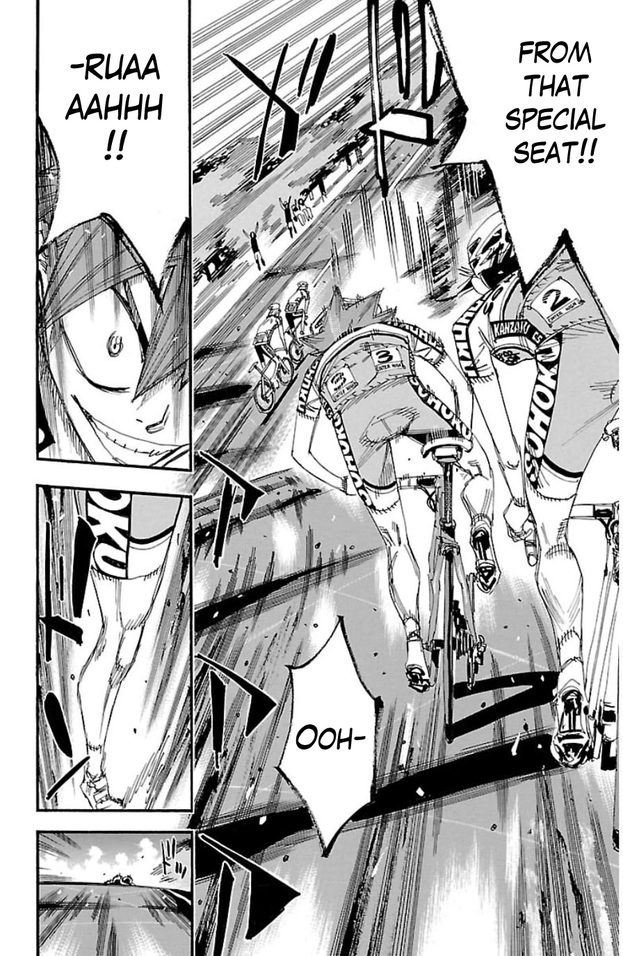 Yowamushi Pedal Chapter 335 page 15 - Chapter 335: Hakone's delivery man