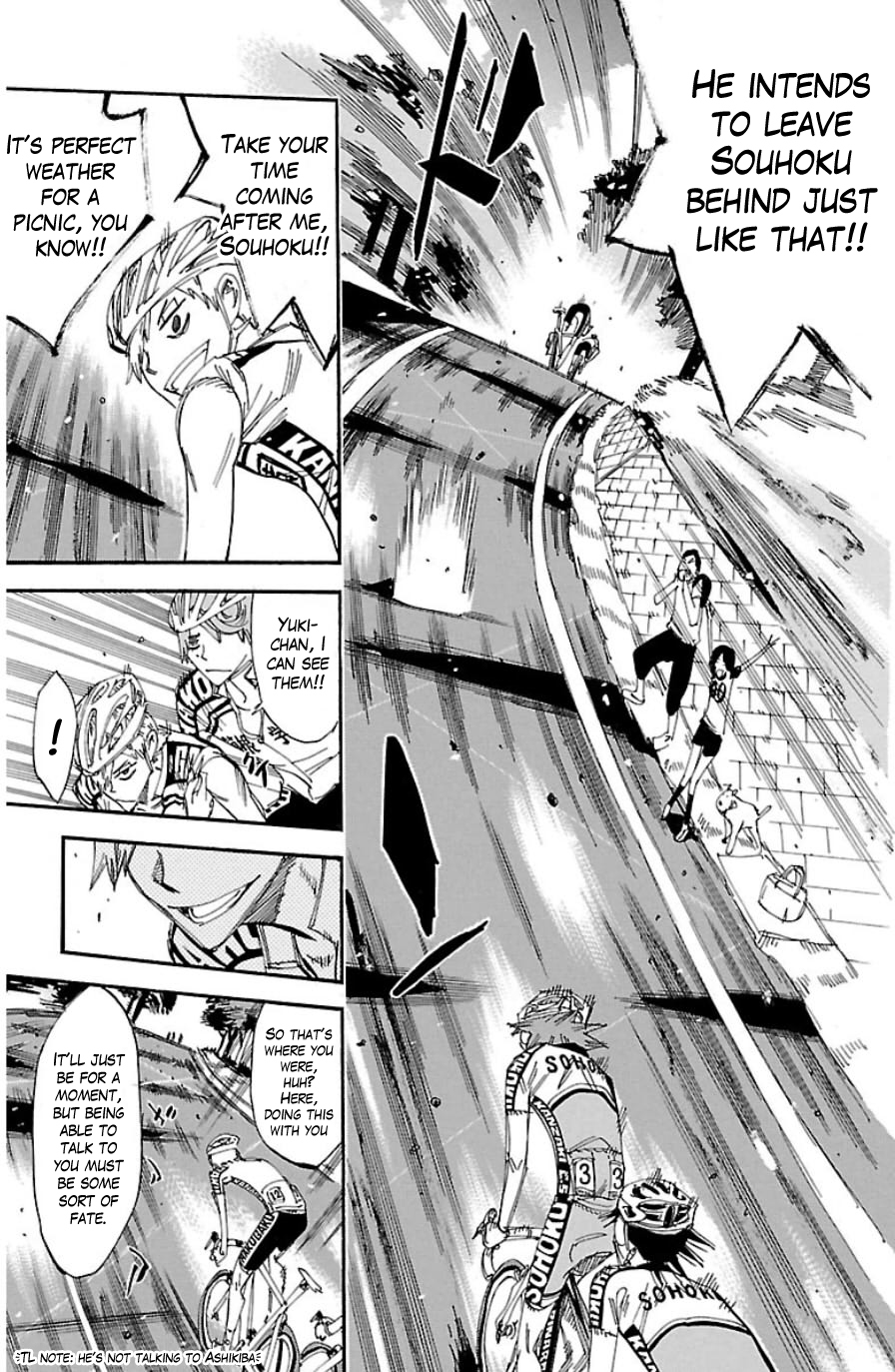 Yowamushi Pedal Chapter 335 page 8 - Chapter 335: Hakone's delivery man