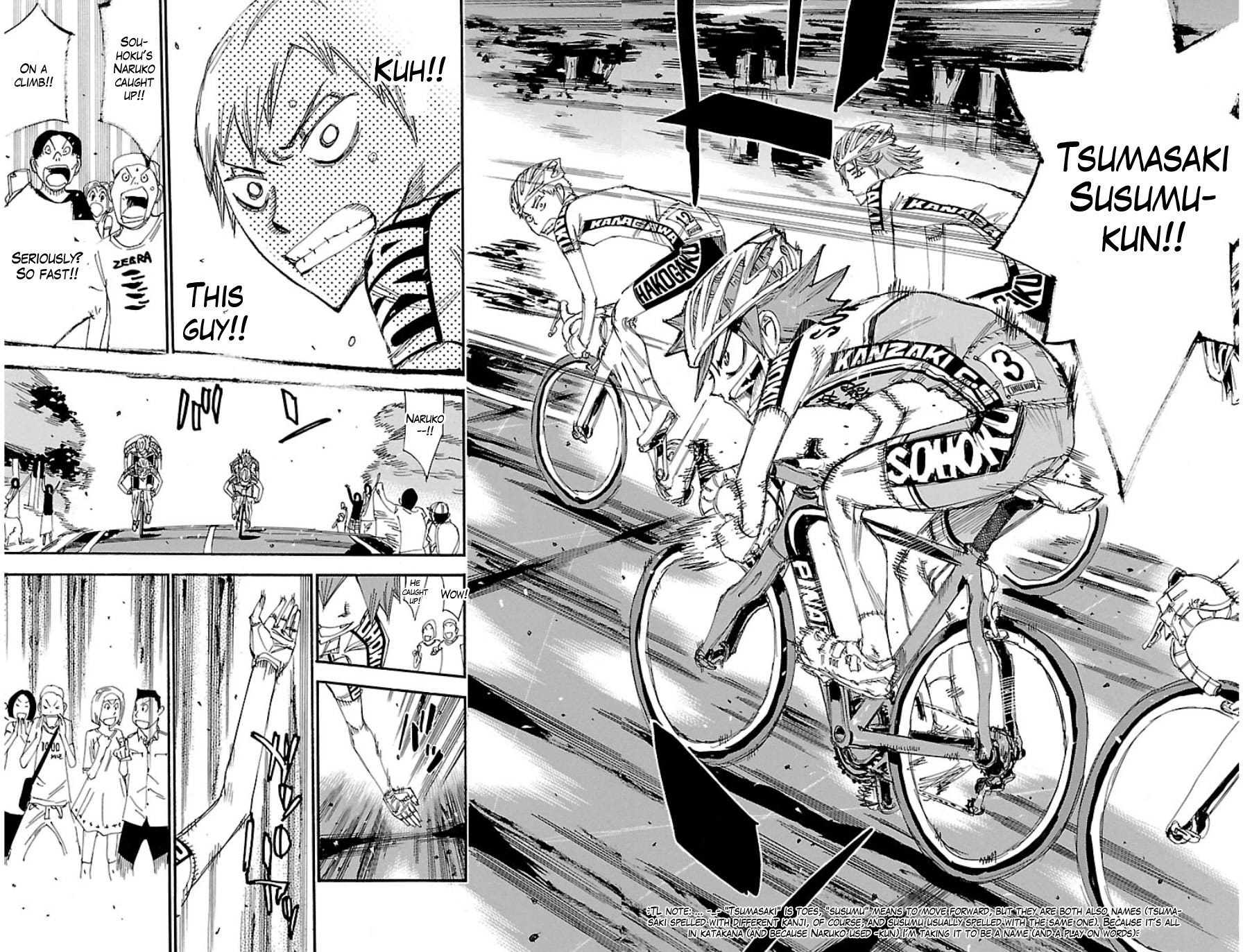 Yowamushi Pedal Chapter 336 page 15 - Chapter 336: Naruko, version II