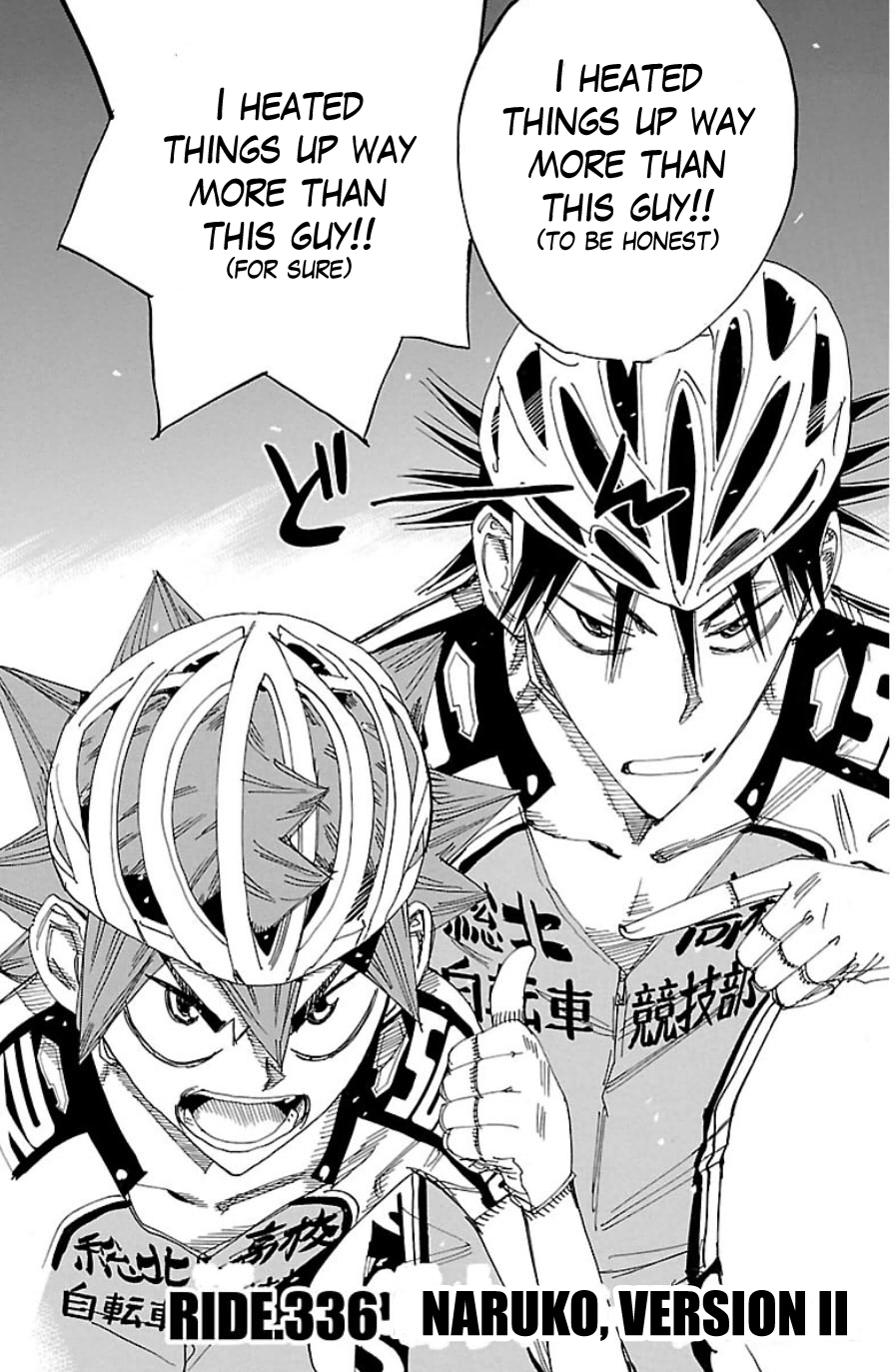 Yowamushi Pedal Chapter 336 page 2 - Chapter 336: Naruko, version II