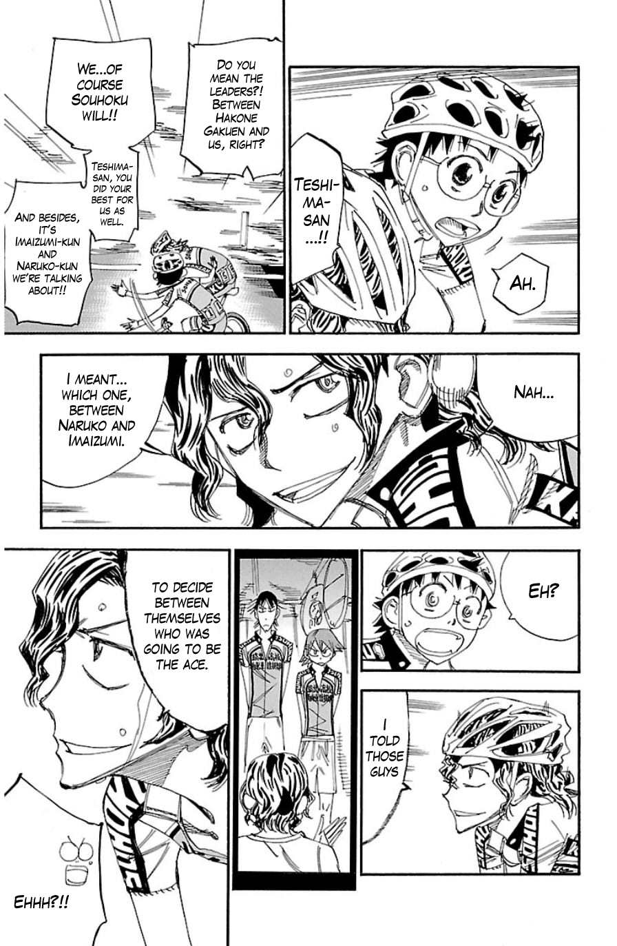 Yowamushi Pedal Chapter 337 page 13 - Chapter 337: The Two Aces!!