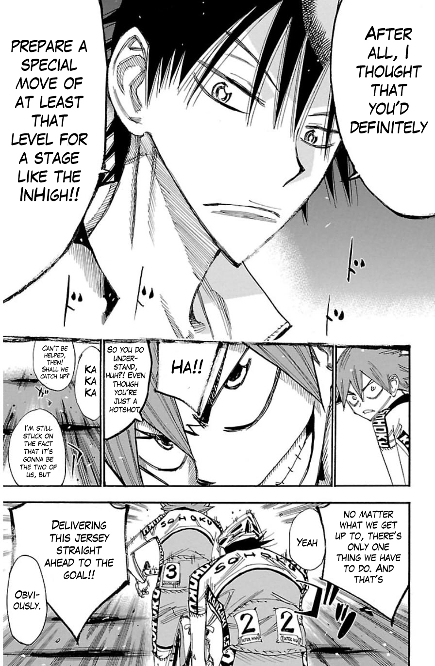 Yowamushi Pedal Chapter 337 page 17 - Chapter 337: The Two Aces!!