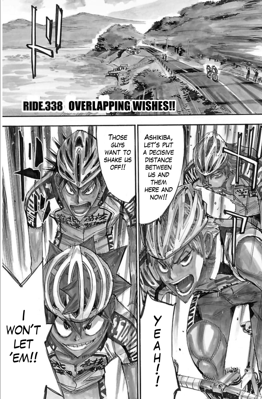 Yowamushi Pedal Chapter 338 page 1 - Chapter 338: Overlapping wishes!!