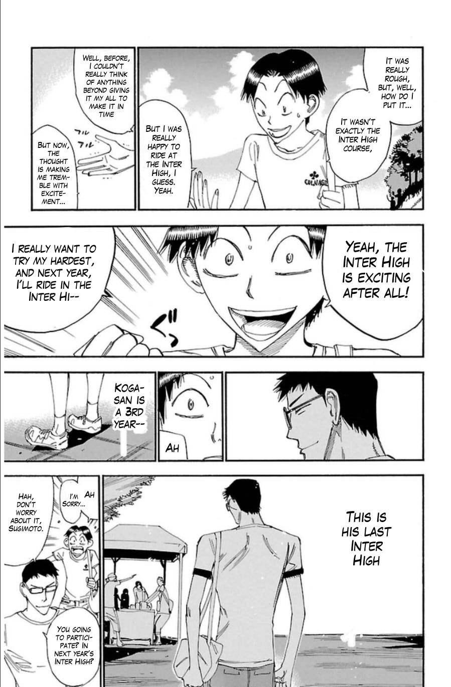Yowamushi Pedal Chapter 338 page 11 - Chapter 338: Overlapping wishes!!