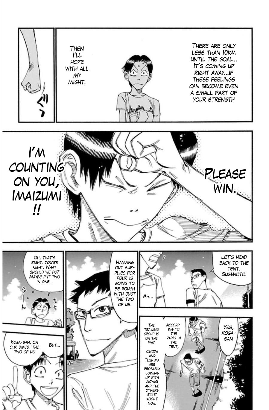 Yowamushi Pedal Chapter 338 page 9 - Chapter 338: Overlapping wishes!!