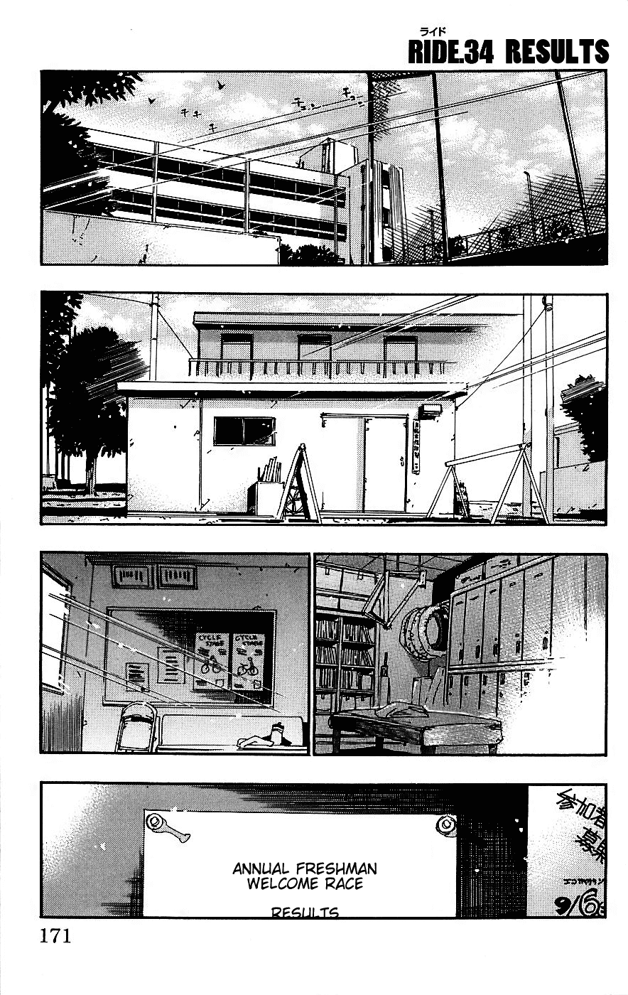 Yowamushi Pedal Chapter 34 page 1 - Chapter 34: Result