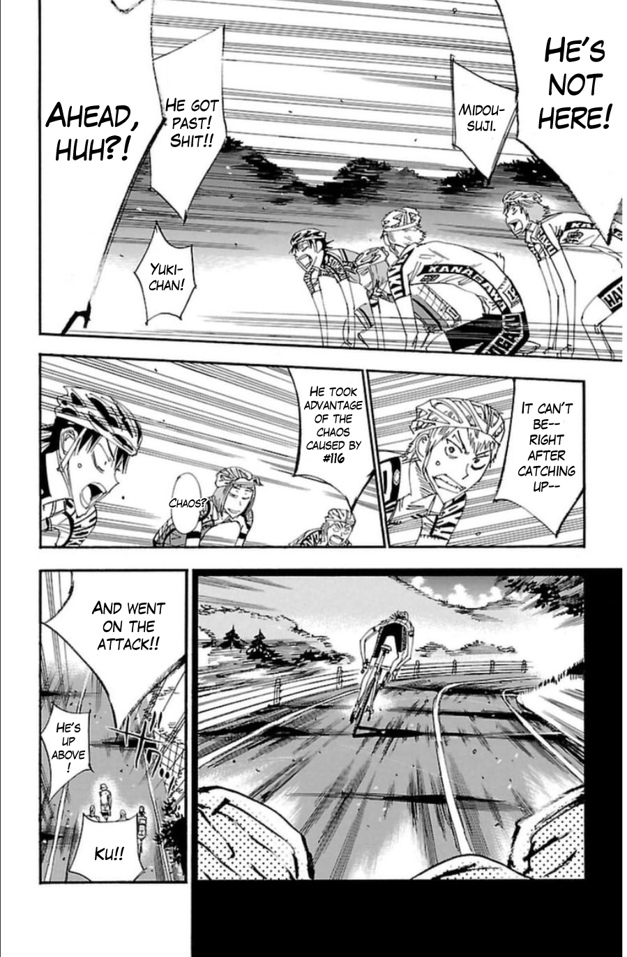 Yowamushi Pedal Chapter 340 page 14 - Chapter 340: Severely earthshaking