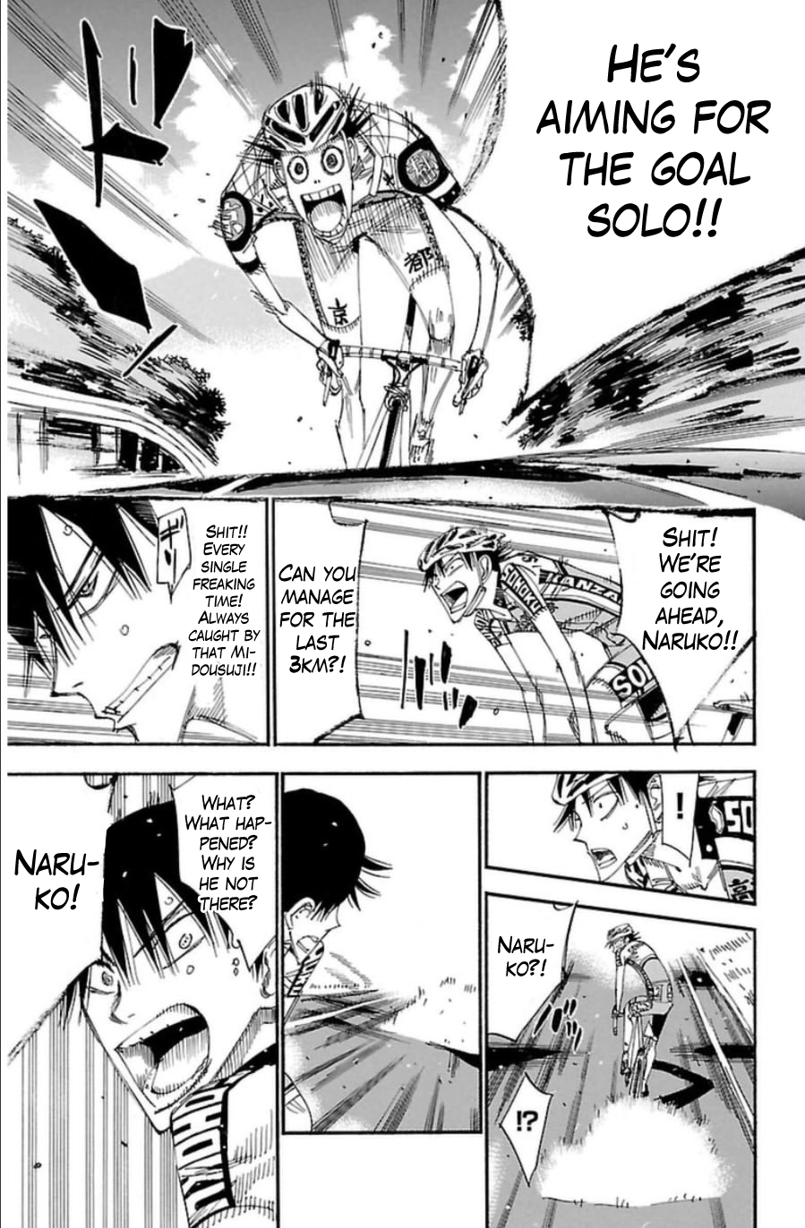 Yowamushi Pedal Chapter 340 page 15 - Chapter 340: Severely earthshaking