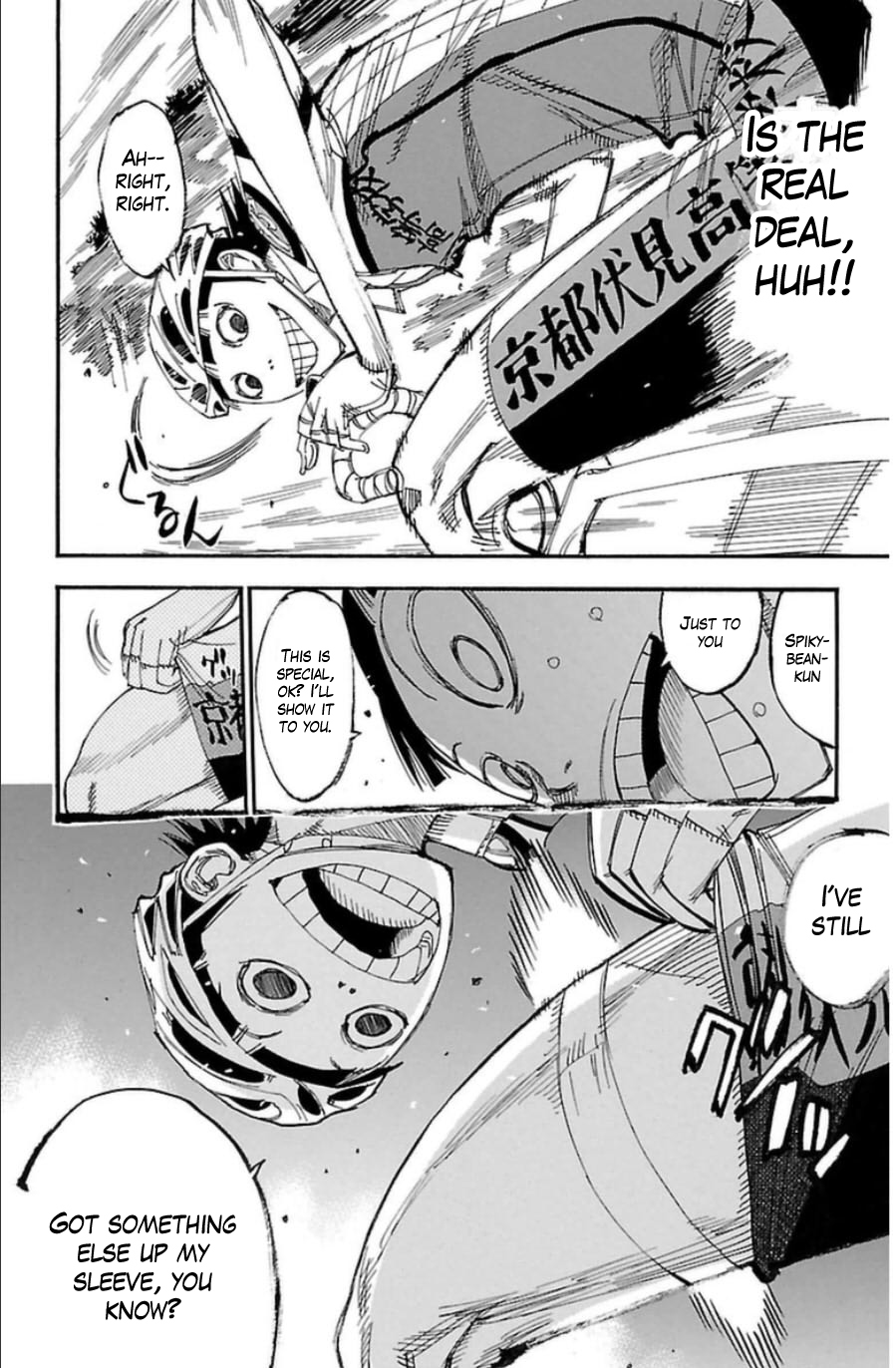 Yowamushi Pedal Chapter 341 page 14 - Chapter 341: Spiky bean