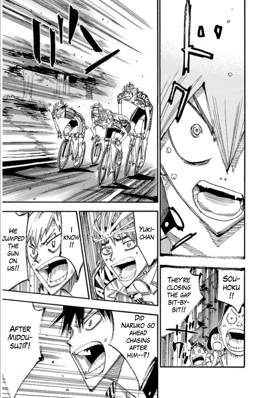 Yowamushi Pedal Chapter 341 page 15 - Chapter 341: Spiky bean