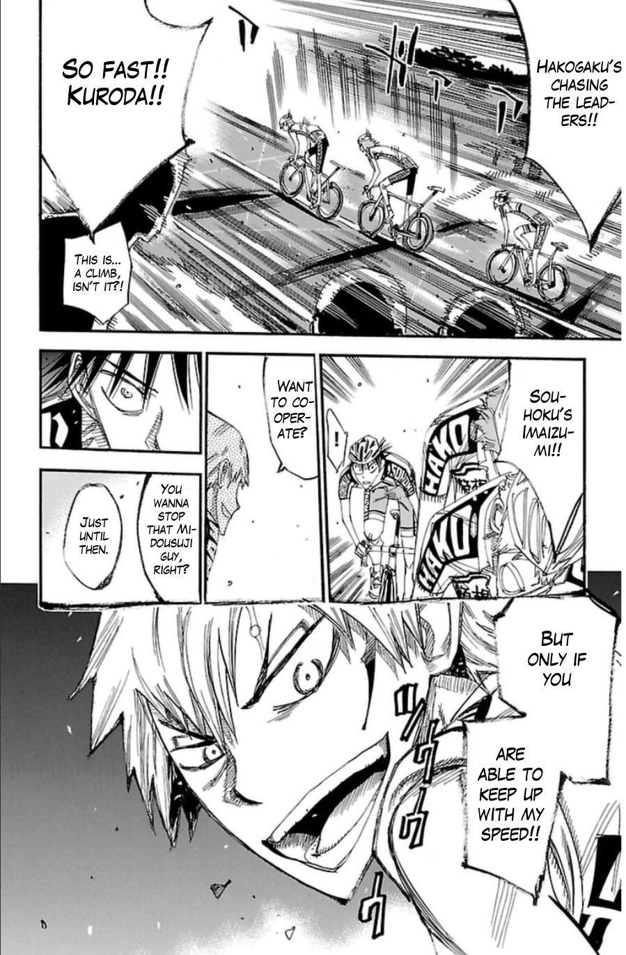 Yowamushi Pedal Chapter 341 page 18 - Chapter 341: Spiky bean
