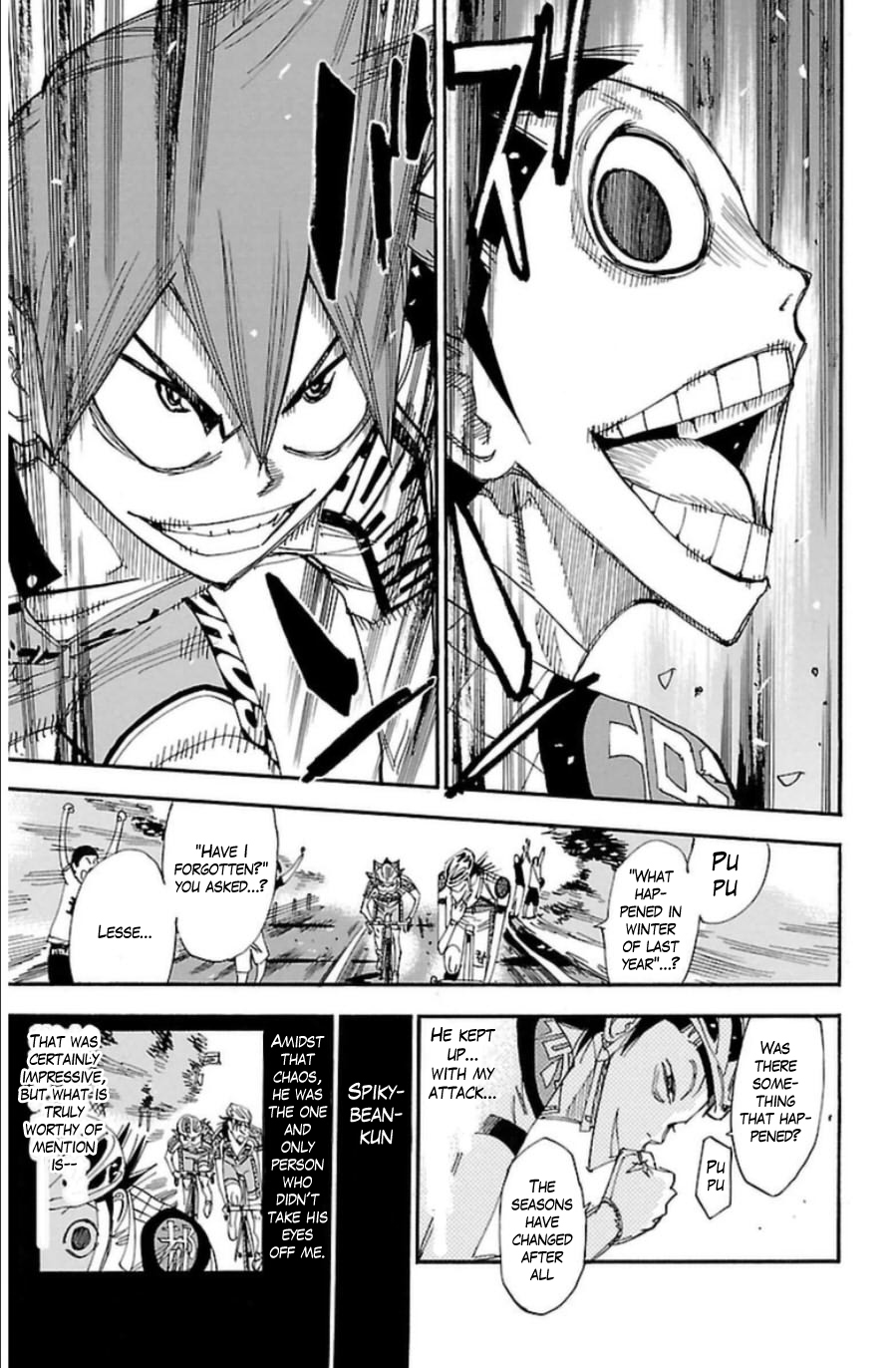Yowamushi Pedal Chapter 341 page 3 - Chapter 341: Spiky bean