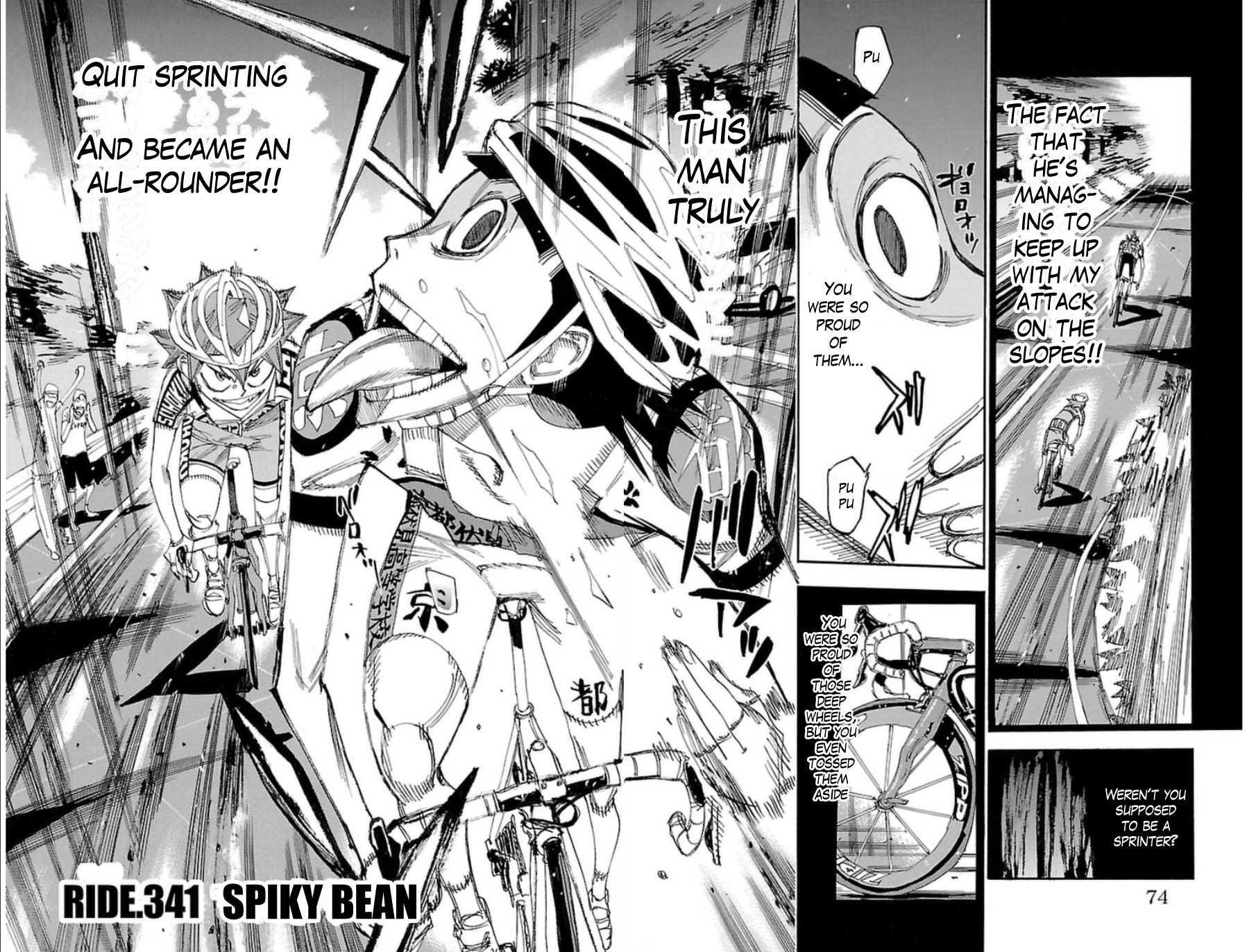 Yowamushi Pedal Chapter 341 page 4 - Chapter 341: Spiky bean