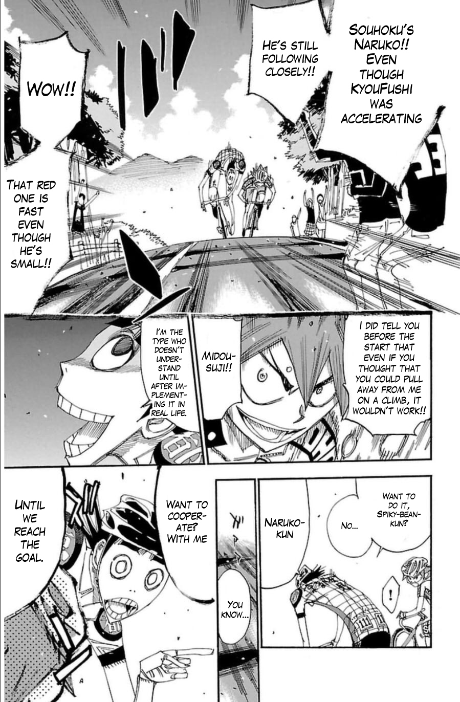 Yowamushi Pedal Chapter 341 page 9 - Chapter 341: Spiky bean
