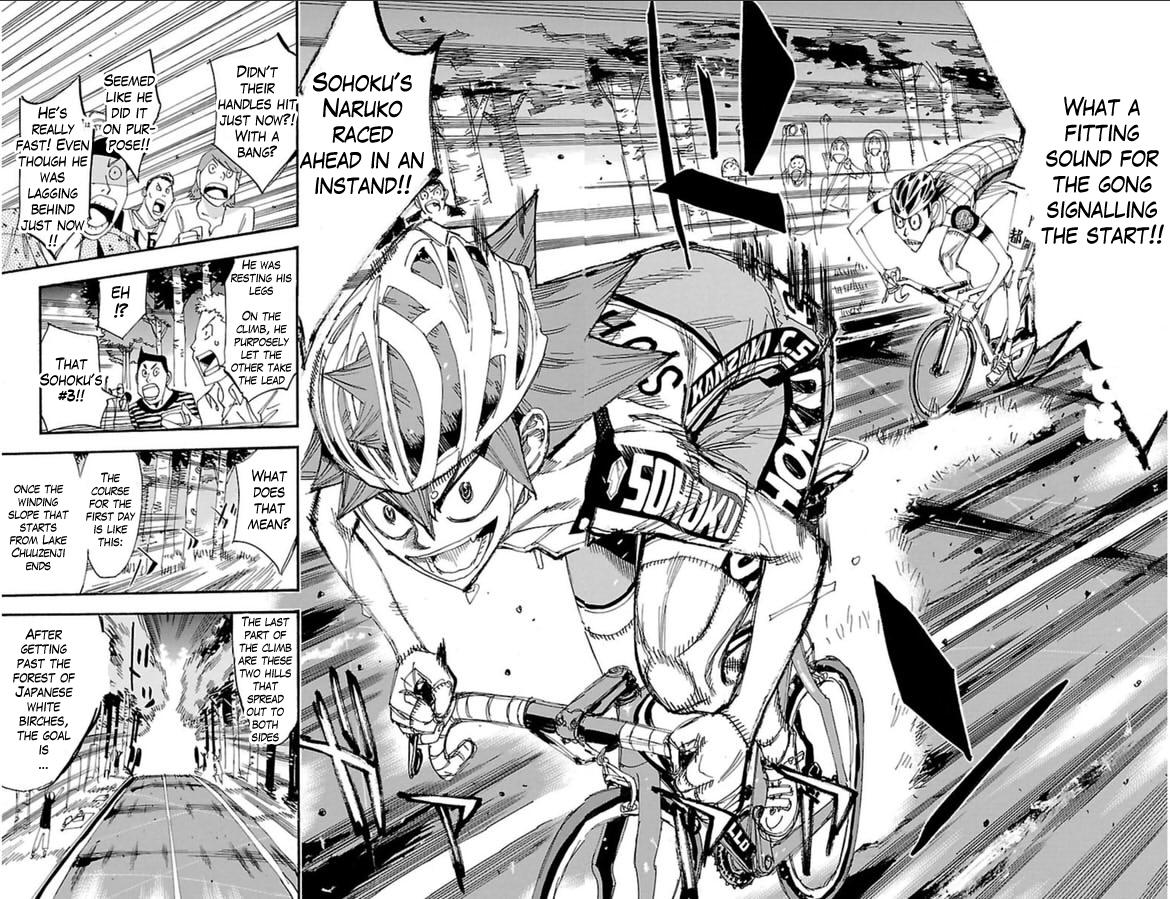 Yowamushi Pedal Chapter 343 page 8 - Chapter 343: Getting away!!
