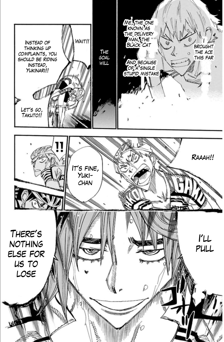 Yowamushi Pedal Chapter 344 page 19 - Chapter 344: Exciting Straight Line!!