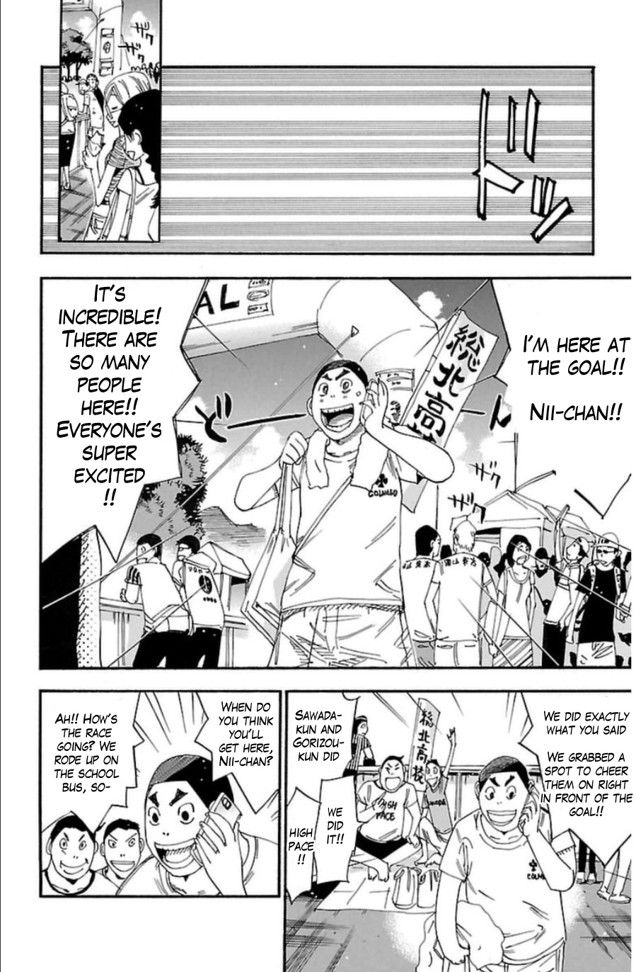 Yowamushi Pedal Chapter 344 page 5 - Chapter 344: Exciting Straight Line!!